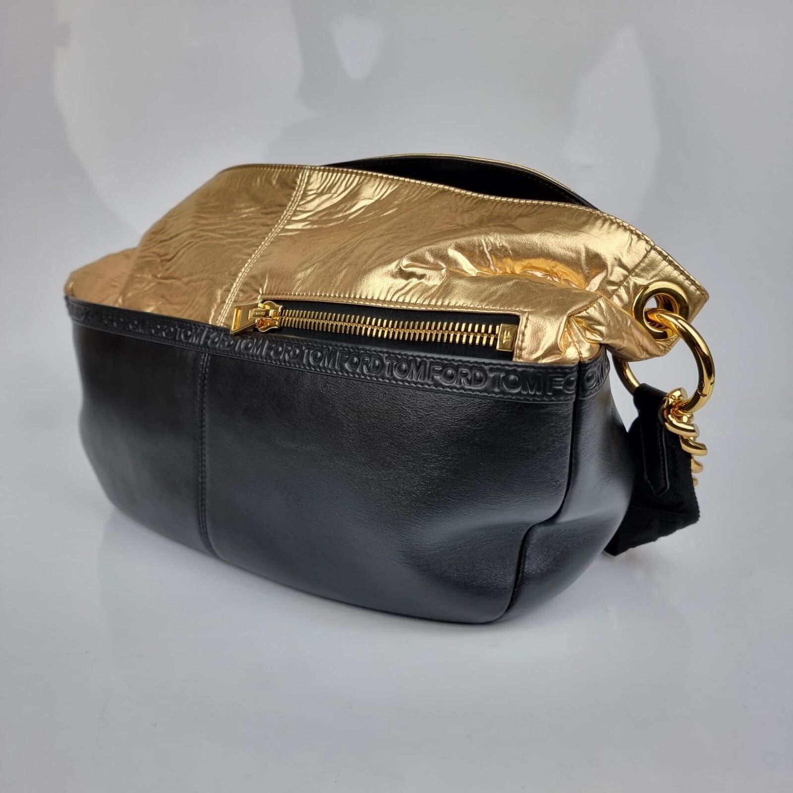 Tom Ford TOM FORD Black/Gold Shoulder Bag New Size ONE SIZE - 5 Thumbnail