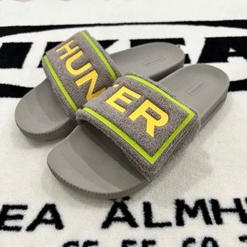 Hunter Hunter Terry Towelling Adjustable Strap Pool Slide Sandal Size US 8 / EU 41 - 1 Thumbnail