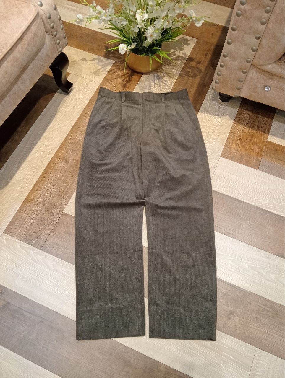 MCM VINTAGE MCM LEGERE POLYESTER CORDUROY PANTS Size US 32 / EU 48 - 1 Thumbnail