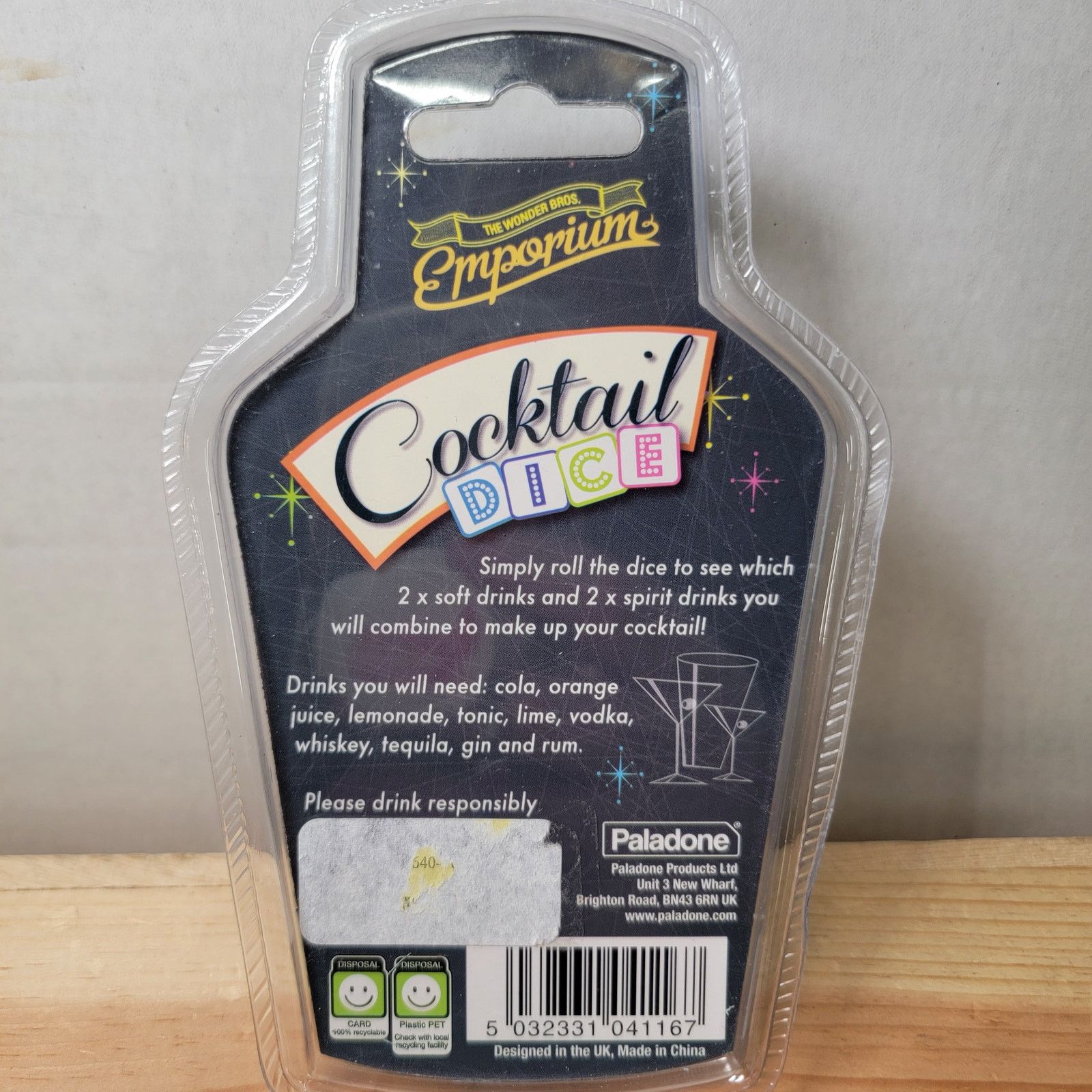 Other Emporium Cocktail Dice Game - NIB Size ONE SIZE - 3 Thumbnail
