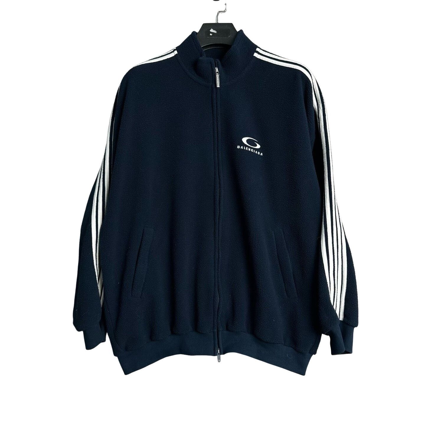 Balenciaga Balenciaga Stripe Fleece Jacket S Size US S / EU 44-46 / 1 - 1 Thumbnail