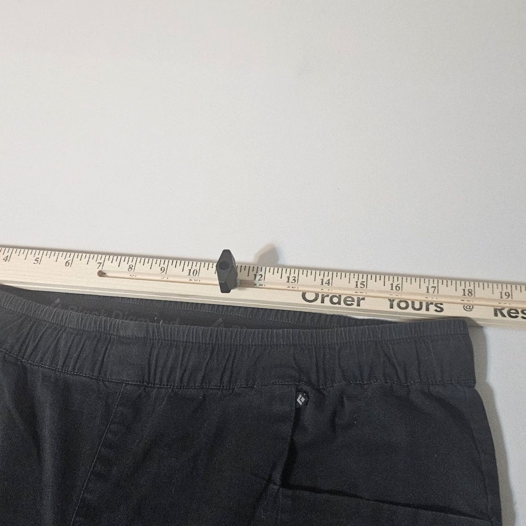Black Diamond Black Diamond Credo Climbing Pants Men XL Black Twill Stretch Joggers Drawstring Pant Regular Inseam 30 in Belted Pockets Logo Size US 36 / EU 52 - 5 Thumbnail