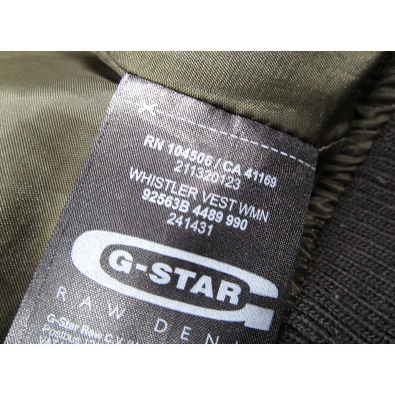 G-Star G Star Vest Women Small Black Whistler Full Zip Hooded Sleeveless Gilet - Classic, Puffer Jacket, Zip Pockets, Polyamide, White/Black? Size S / US 4 / IT 40 - 4 Thumbnail