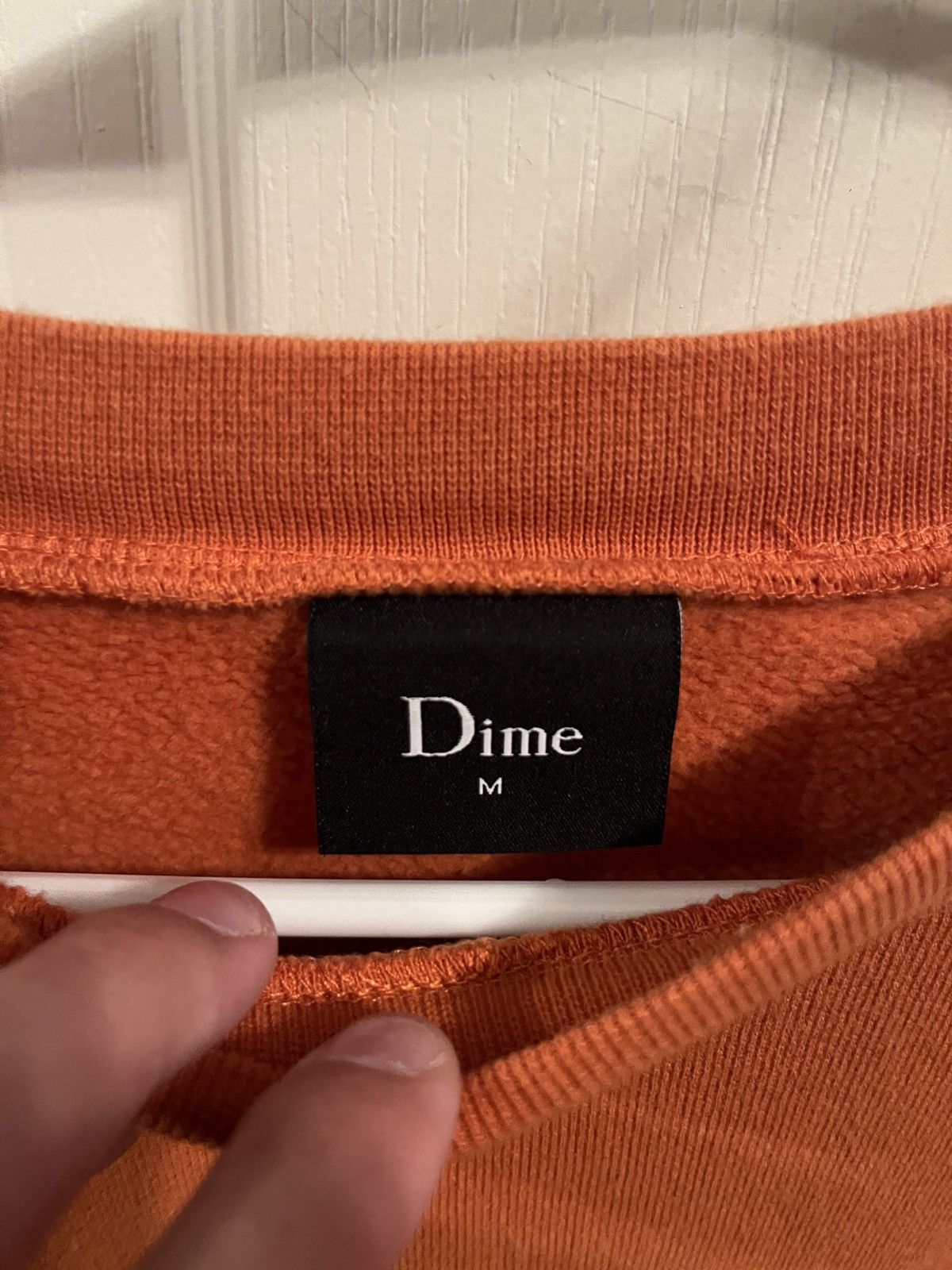 Dime Dime Orange Tonal Sweatshirt Size US M / EU 48-50 / 2 - 3 Thumbnail