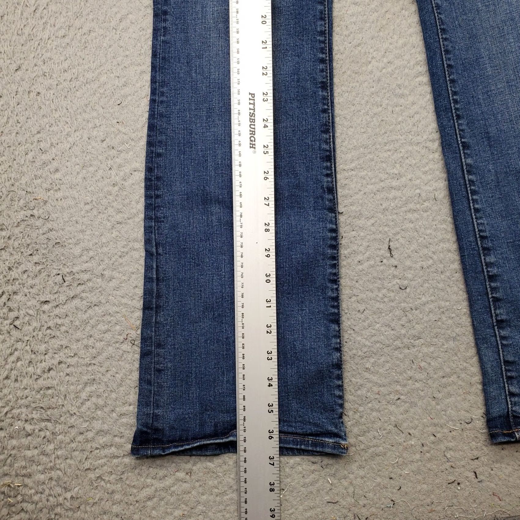 Lucky Brand Lucky Brand Jeans Women's 6 Bootcut Denim Blue 28.75" Inseam 5-Pocket Stretch Regular Size 6/28 Whiskered Vintage: No Size 28" / US 6 / IT 42 - 3 Thumbnail