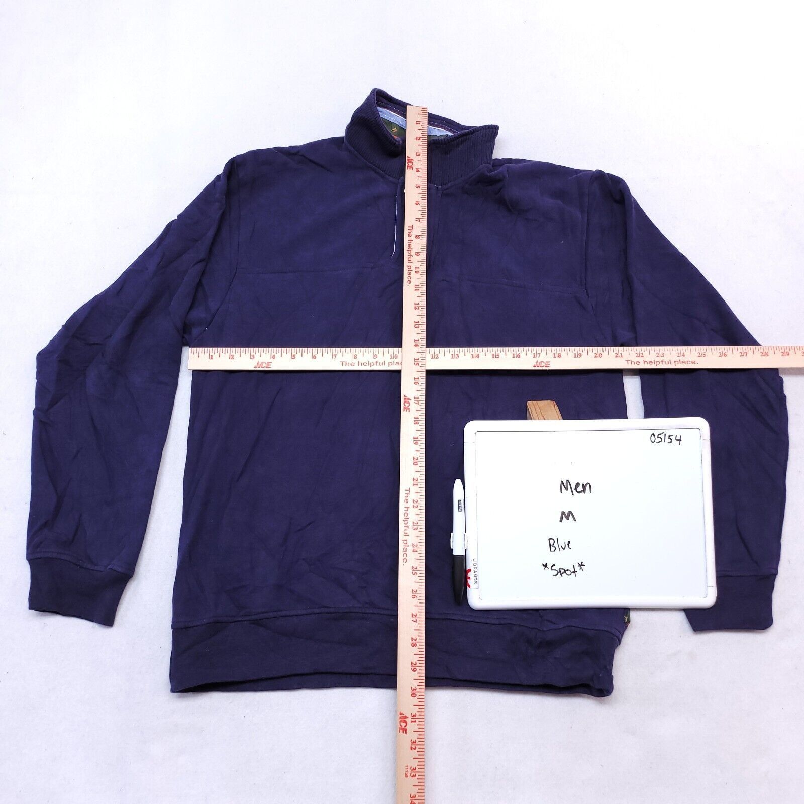 Orvis Orvis Long Sleeve Pullover Sweatshirt Men Size Medium M Blue Size US M / EU 48-50 / 2 - 6 Thumbnail