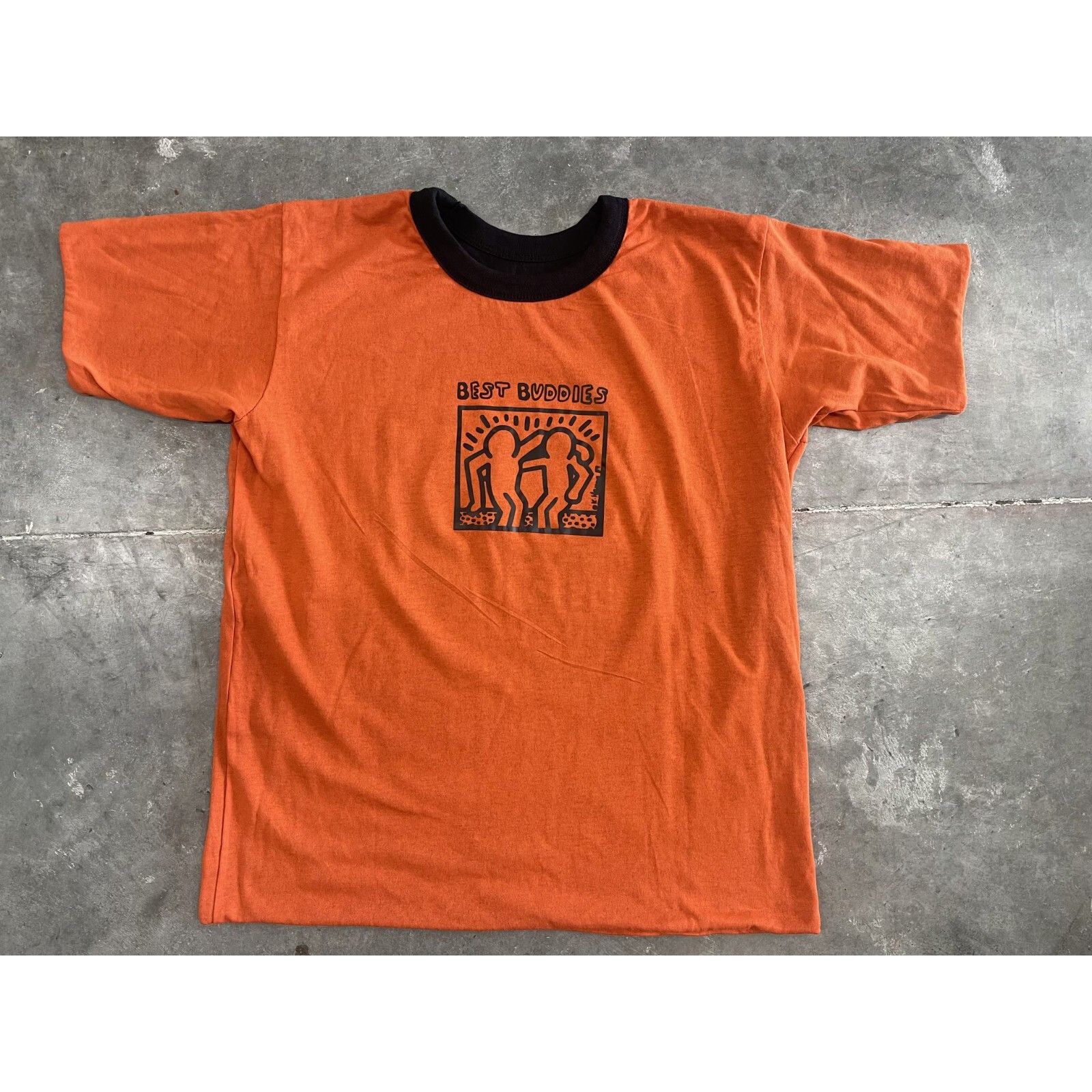Other VTG 70'S RARE KEITH HARING 'BEST BUDDIES' REVERSIBLE PENNSBU Size US M / EU 48-50 / 2 - 1 Thumbnail