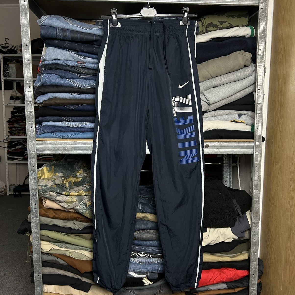 Nike Vintage Nike Big Logo Tracked y2k streetwear pants Size US 30 / EU 46 - 1 Thumbnail