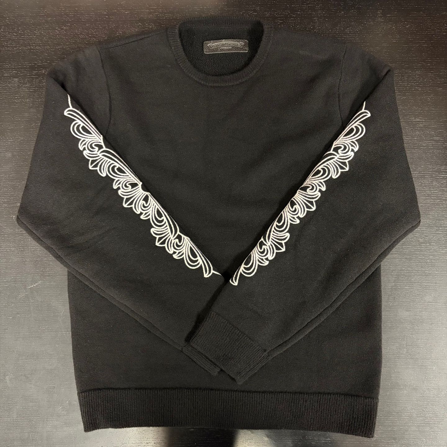 Chrome Hearts Life Sentence Floral Embroidery Cashmere Sweater Size US M / EU 48-50 / 2 - 1 Thumbnail