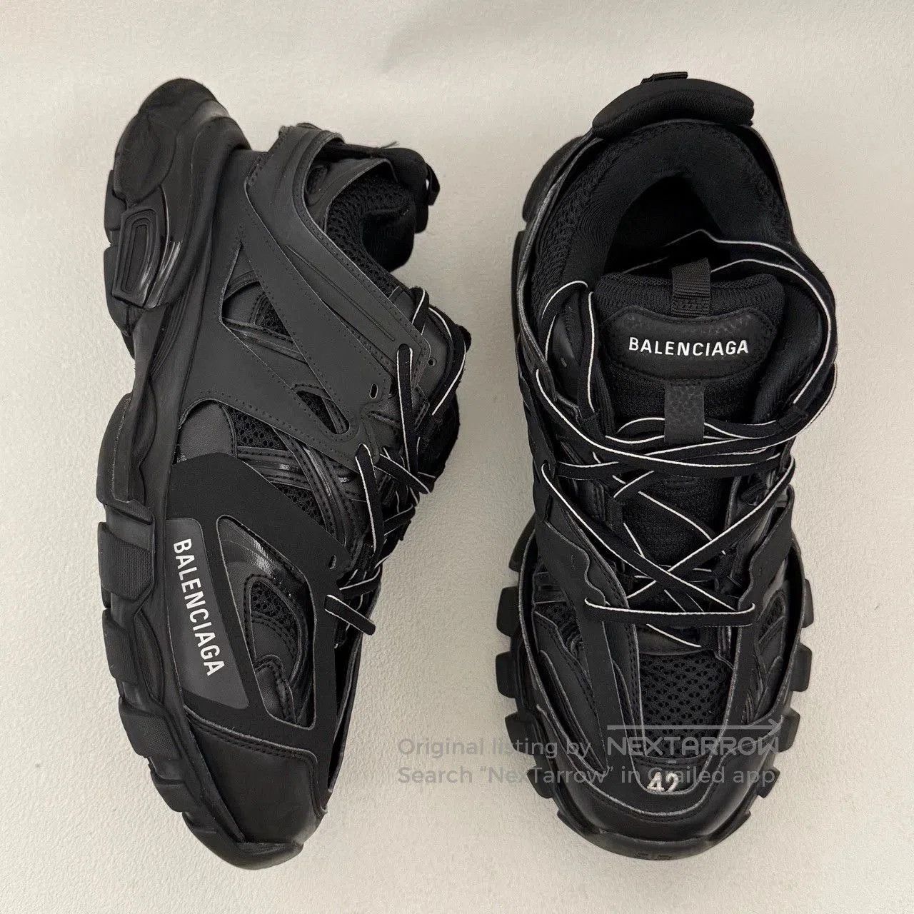 Balenciaga balenciaga track 1.0 black sneakers for men. Size US 9 / EU 42 - 8 Thumbnail