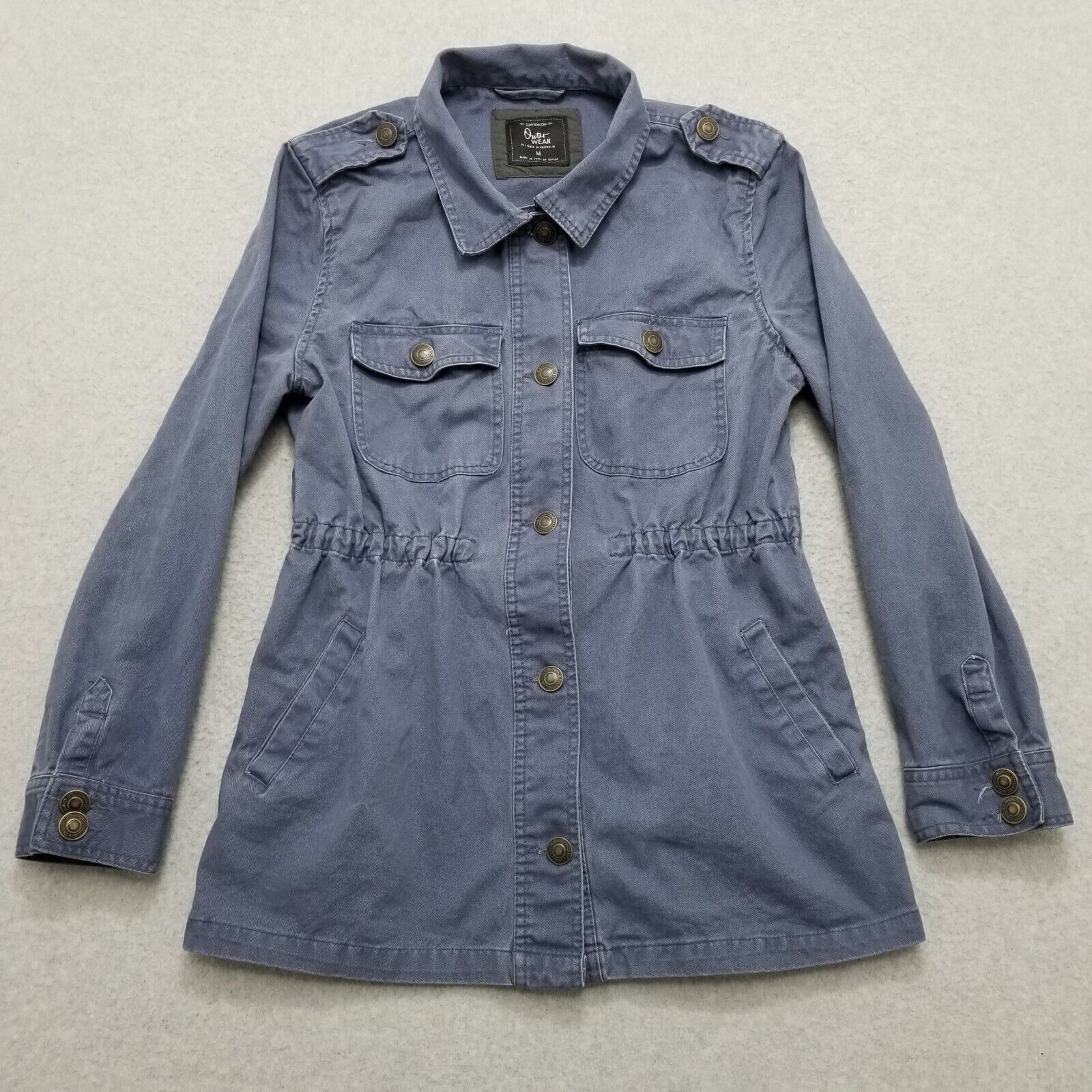 Cotton On Cotton On Jacket Womens Medium Buttons Pockets Outer Wear Size M / US 6-8 / IT 42-44 - 1 Thumbnail