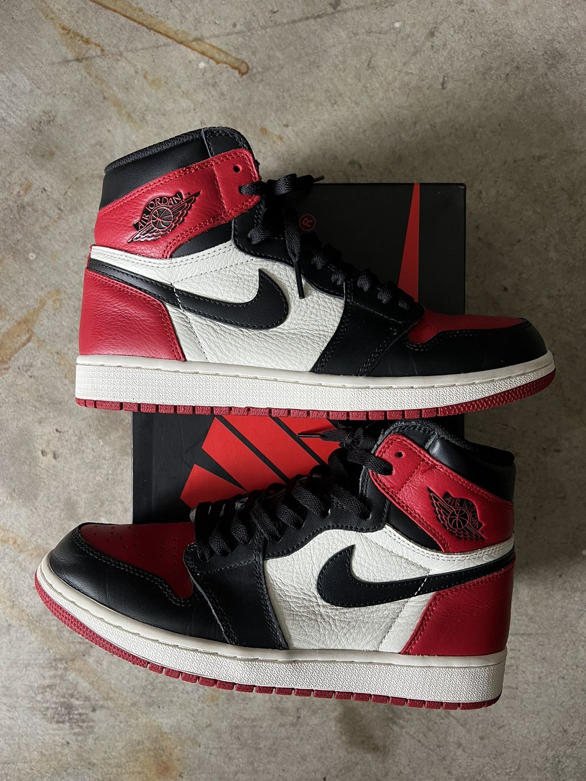 Jordan Brand Jordan 1 High Bred Toe Size US 8.5 / EU 41-42 - 4 Thumbnail