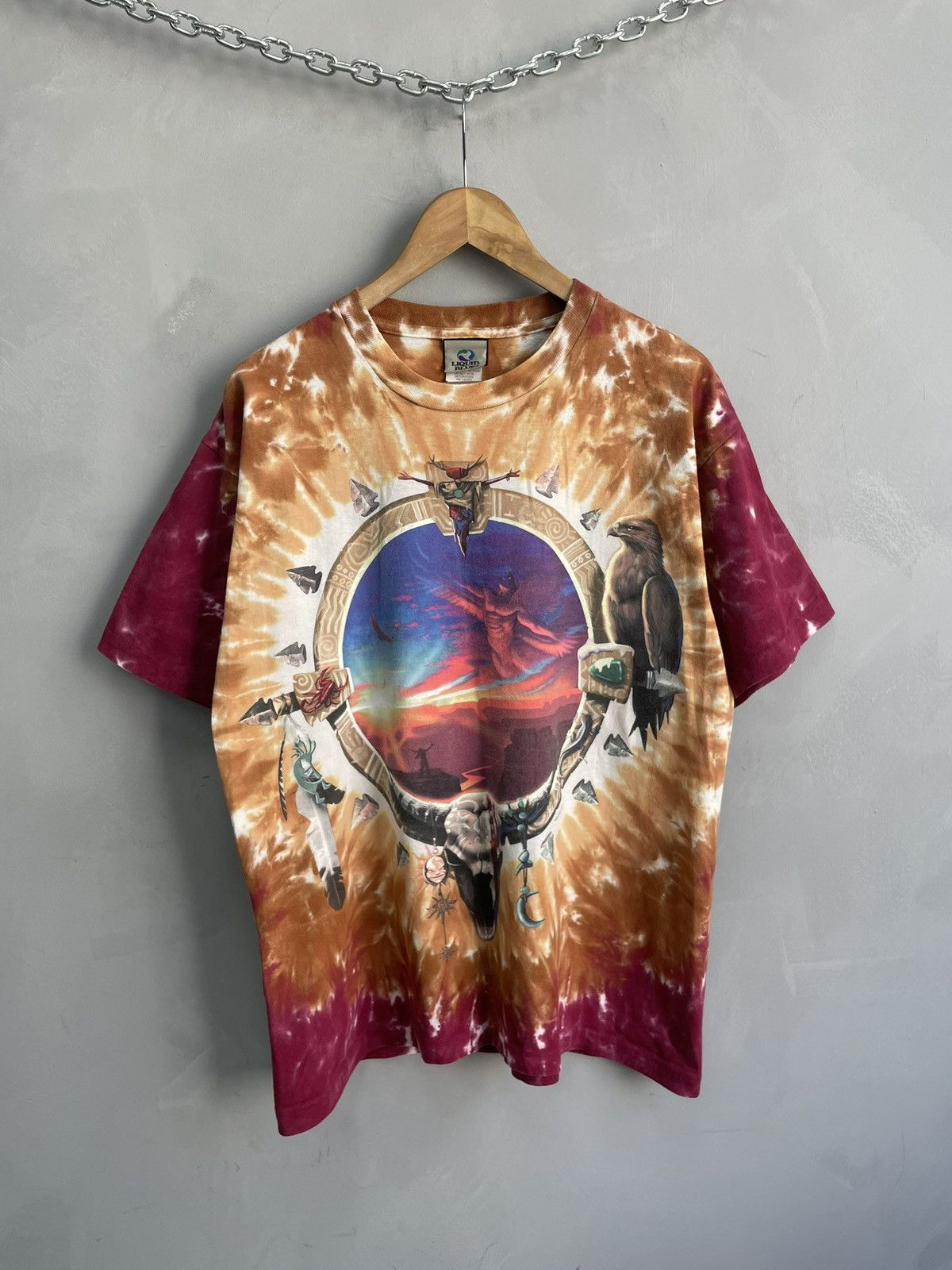 Liquid Blue Rare 90s abstract Liquid Blue retro T shirt Size US L / EU 52-54 / 3 - 1 Thumbnail