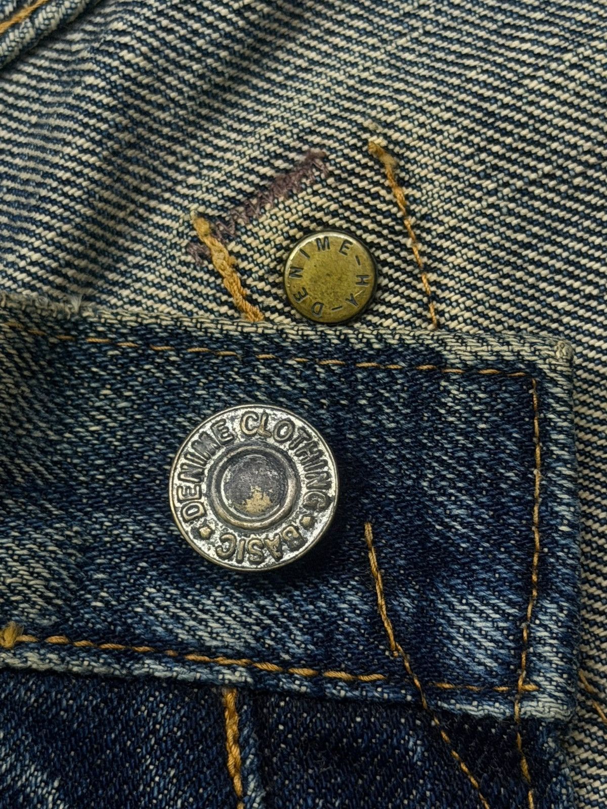 Denime Vintage 90s DENIME Lot 87 Selvedge Denim Jeans Japan | W29 Size US 29 - 12 Thumbnail