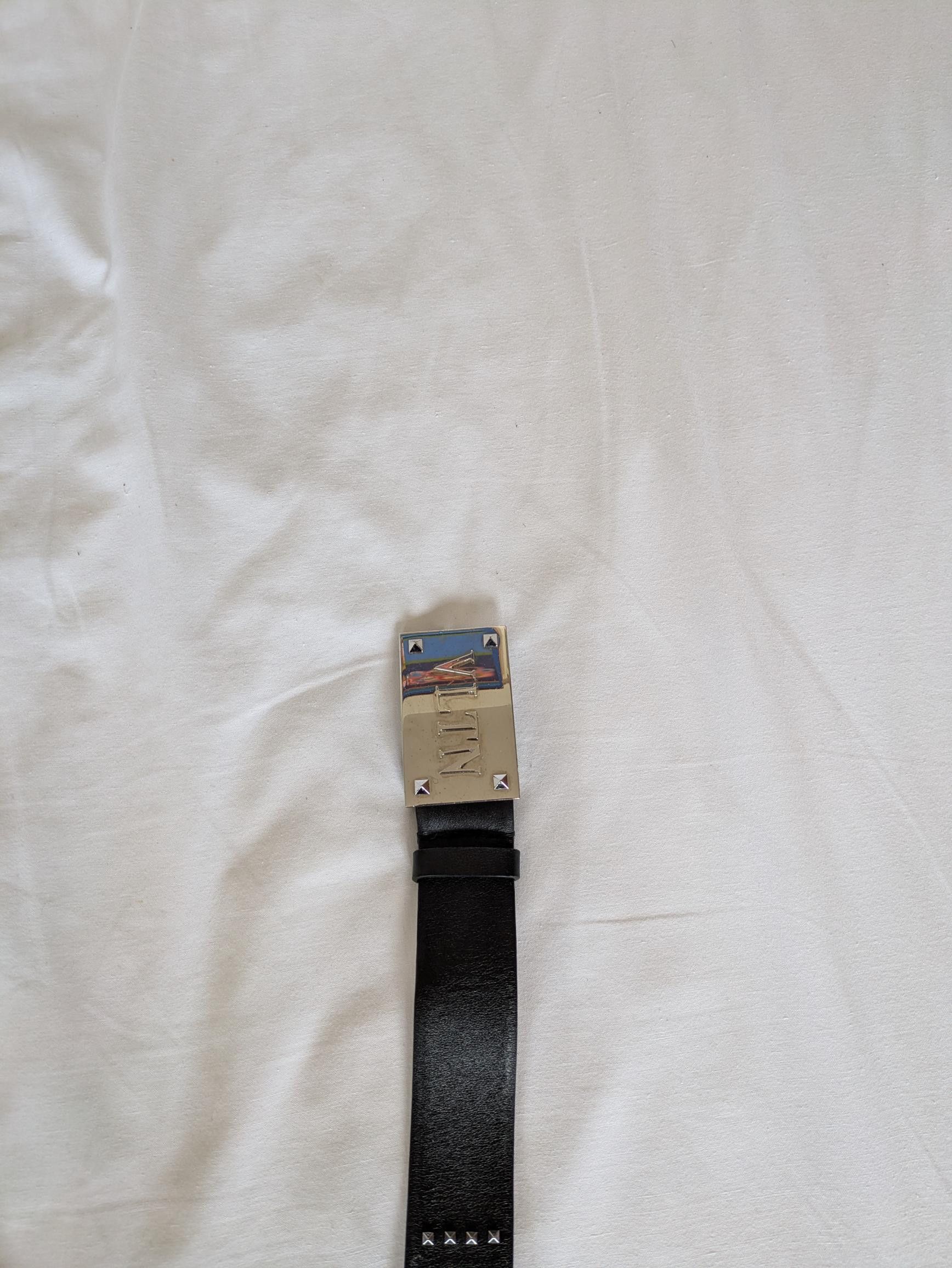 Valentino Valentino "VLTN" Studded Belt Size 36 Fits 32 Waist Size 36 - 4 Thumbnail