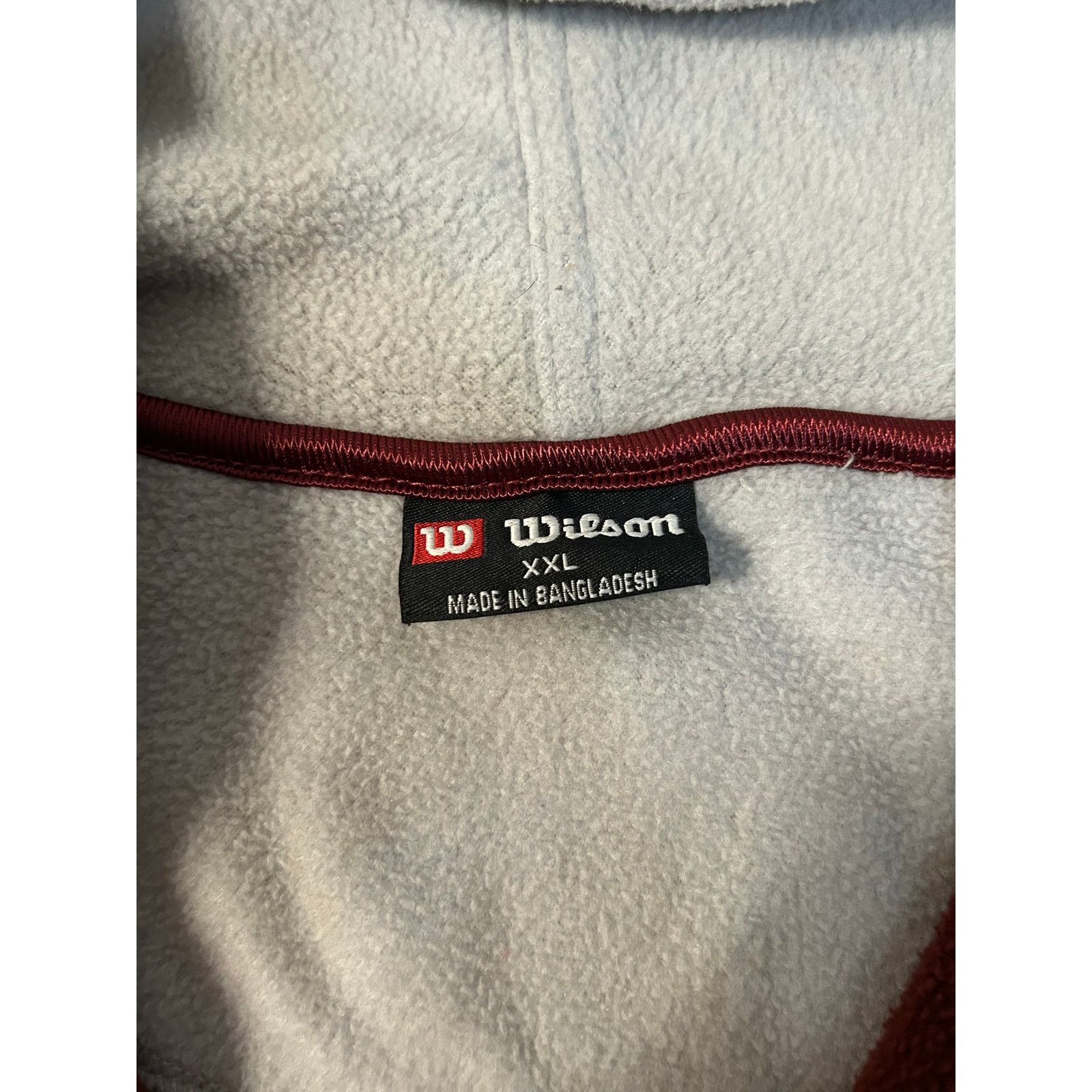 Other Wilson XXL Full-Zip Fleece Hoodie - Warm Classic Style Size US XXL / EU 58 / 5 - 10 Thumbnail