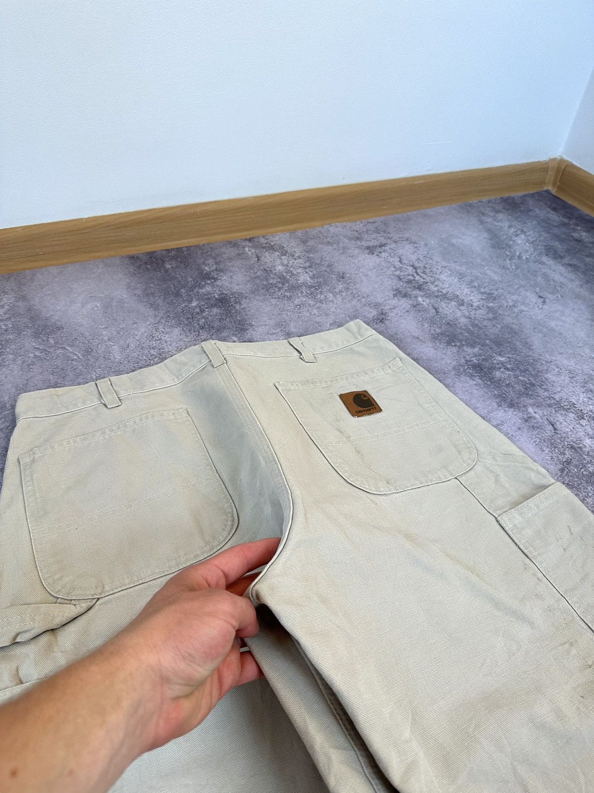 Carhartt Vintage Carhartt USA Distressed Baggy Carpenter Work Pants Size US 34 / EU 50 - 7 Thumbnail