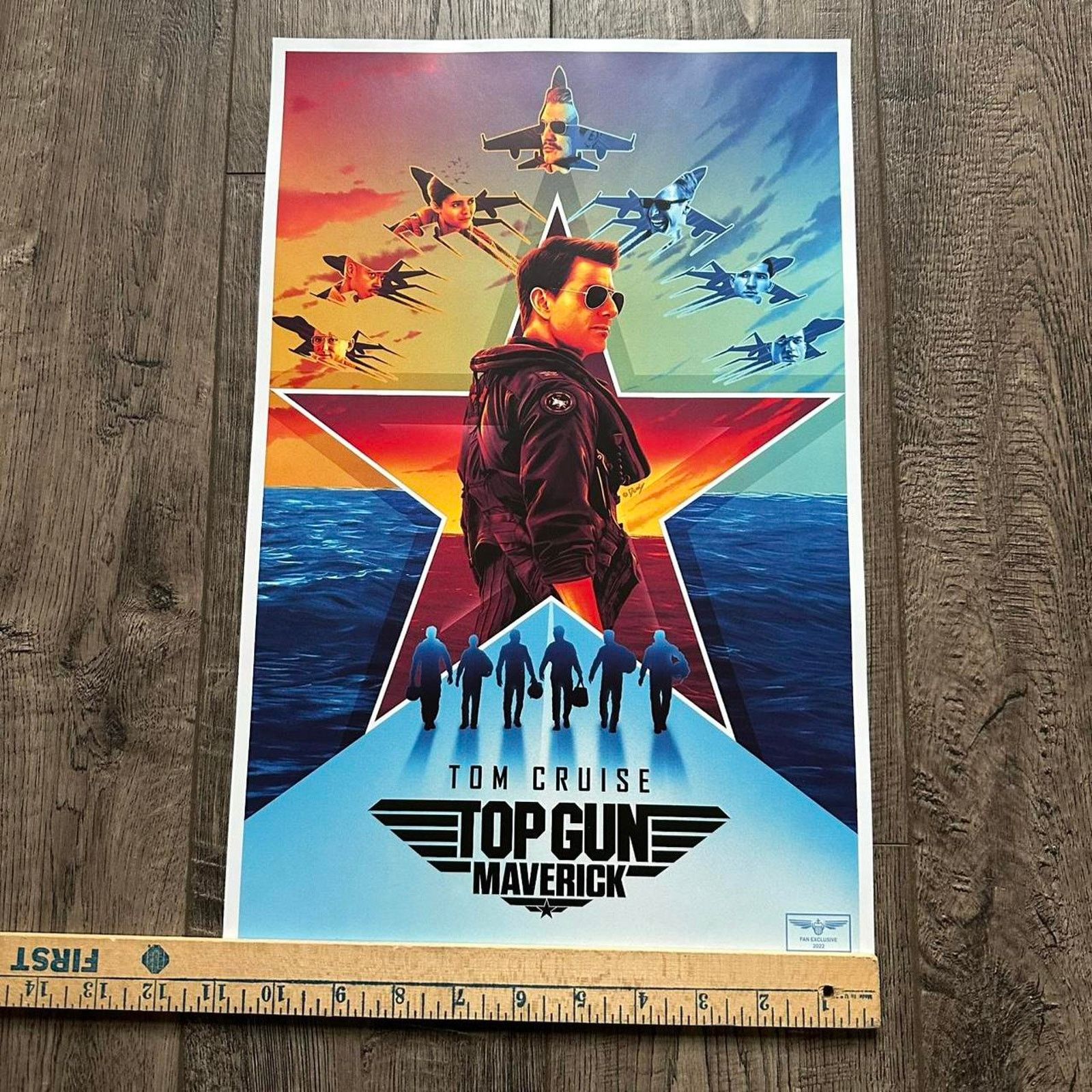 Other Top Gun Maverick Tom Cruise Movie Promo Poster Print Size ONE SIZE - 7 Thumbnail