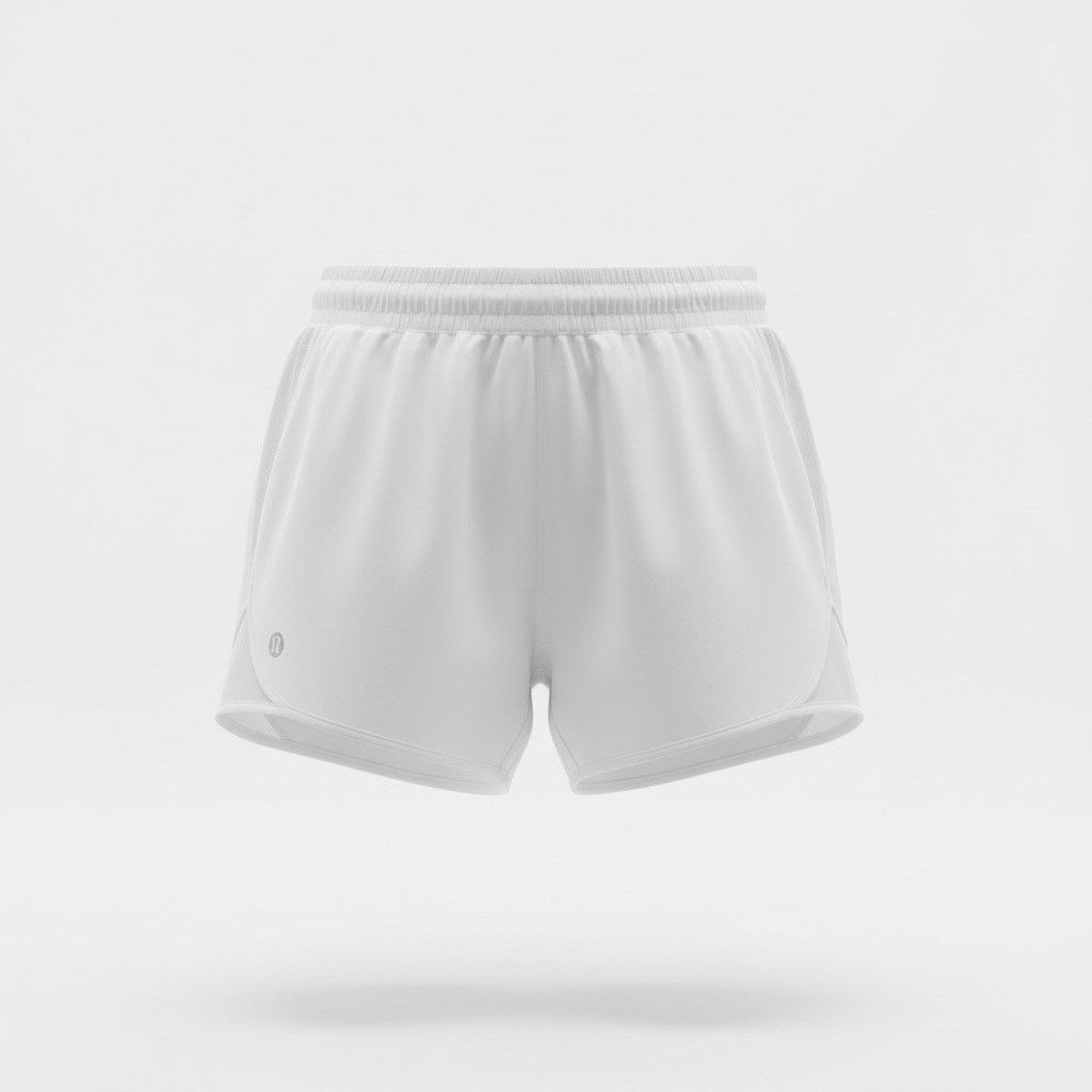 Lululemon Lululemon Women’s White Speed Up Shorts Size 12 Athletic Size 34" / US 12 / IT 48 - 1 Thumbnail