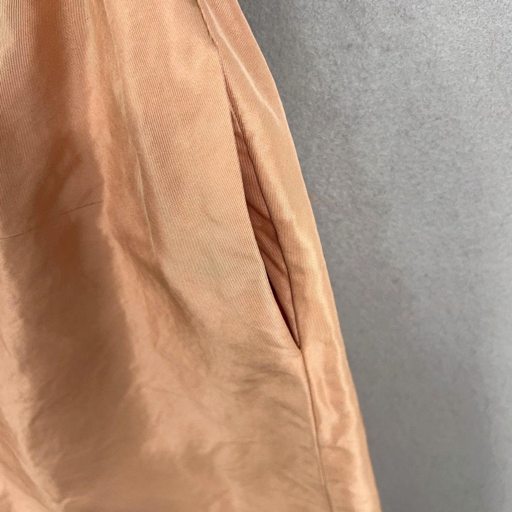 J.Crew J.CREW Collection Dress Womens 2 Colorblock Linen Silk Ivory Peach Sleeveless A-line Pockets 2 Size XS / US 0-2 / IT 36-38 - 4 Thumbnail
