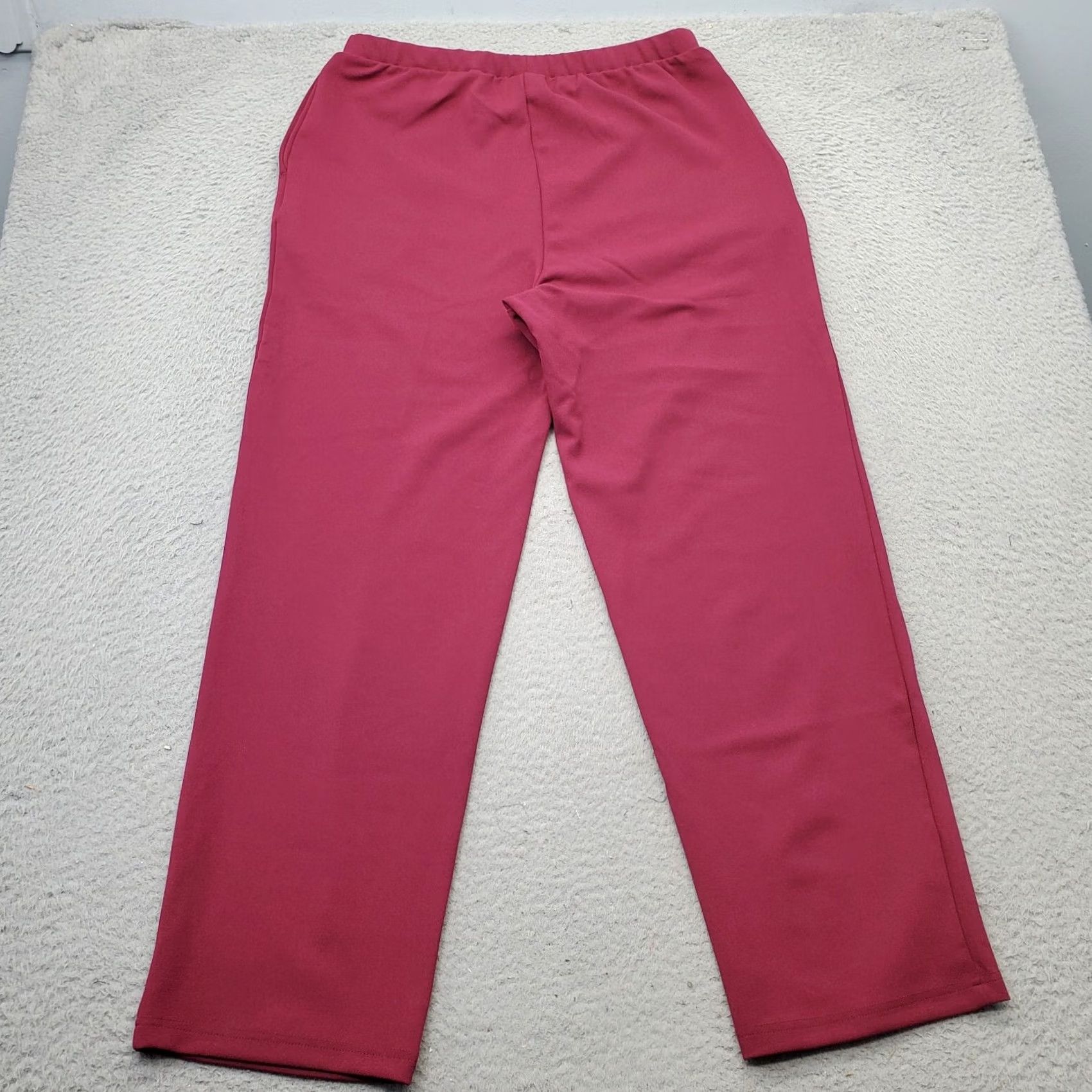 Blair Blair Capri Pants Womens PM Multicolor Solid Stretch Elastic Waist Pull On Capris Size 32" / US 10 / IT 46 - 2 Thumbnail