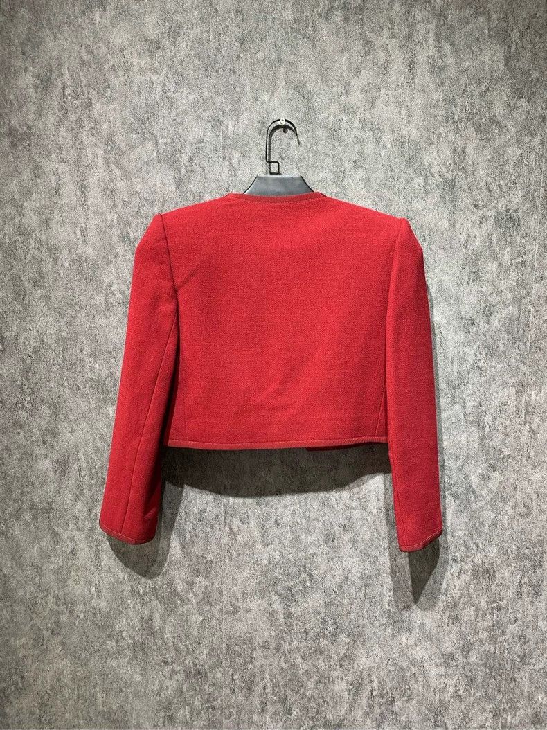 Givenchy Givenchy Size 8Red Short Suit Jacket 2506-Nextarrow Size US L / EU 52-54 / 3 - 8 Thumbnail