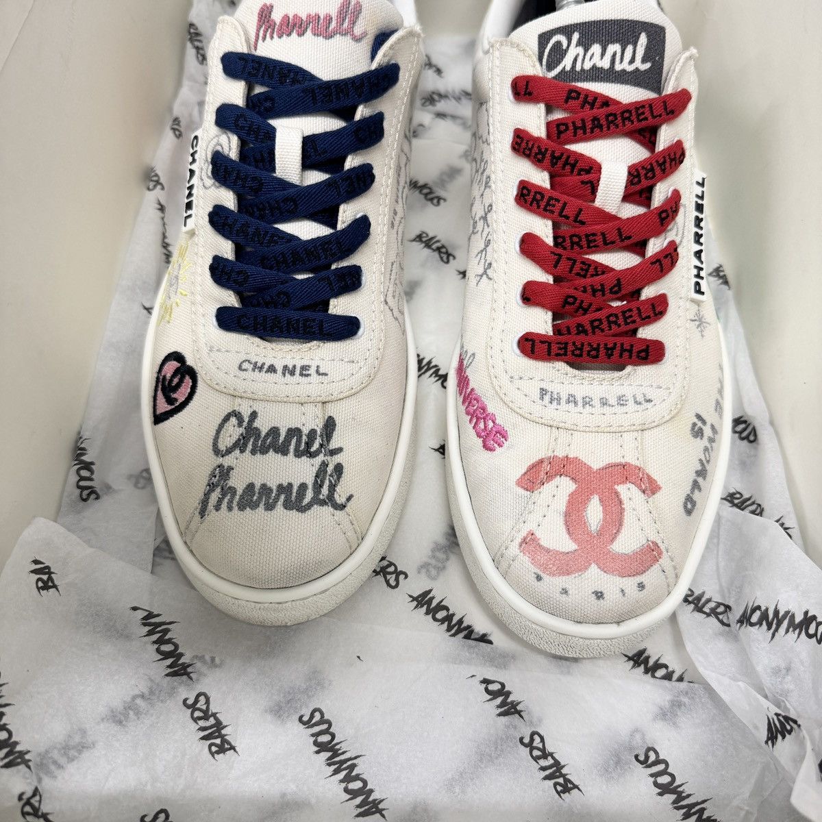 Chanel Chanel x Pharrell Williams G34877 Trainer In White RRP £2500 Size US 8.5 / EU 41-42 - 3 Thumbnail