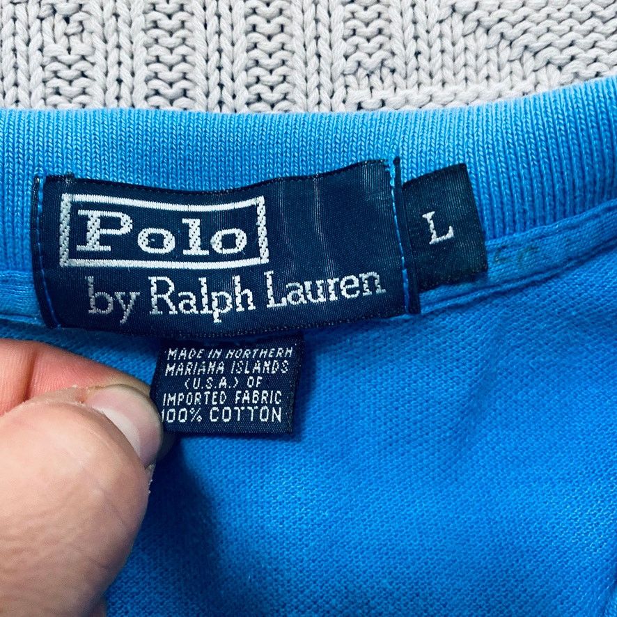 Polo Ralph Lauren Polo Ralph Lauren blue polo shirt Size US L / EU 52-54 / 3 - 4 Thumbnail