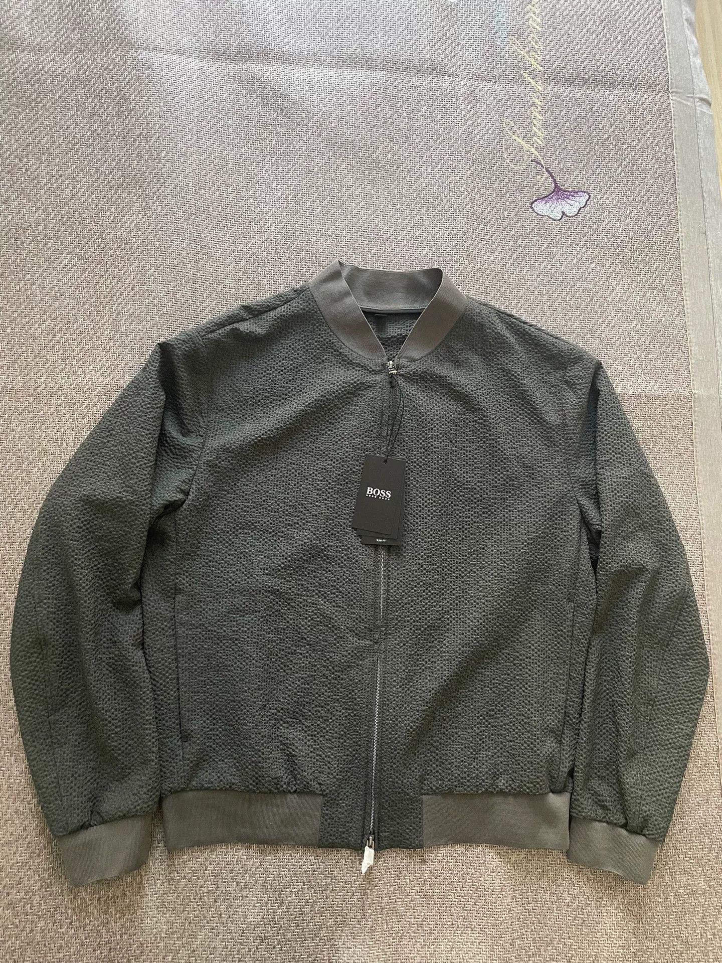 Hugo Boss HUGO BOSS Seersucker Thin Jacket Size US L / EU 52-54 / 3 - 1 Thumbnail