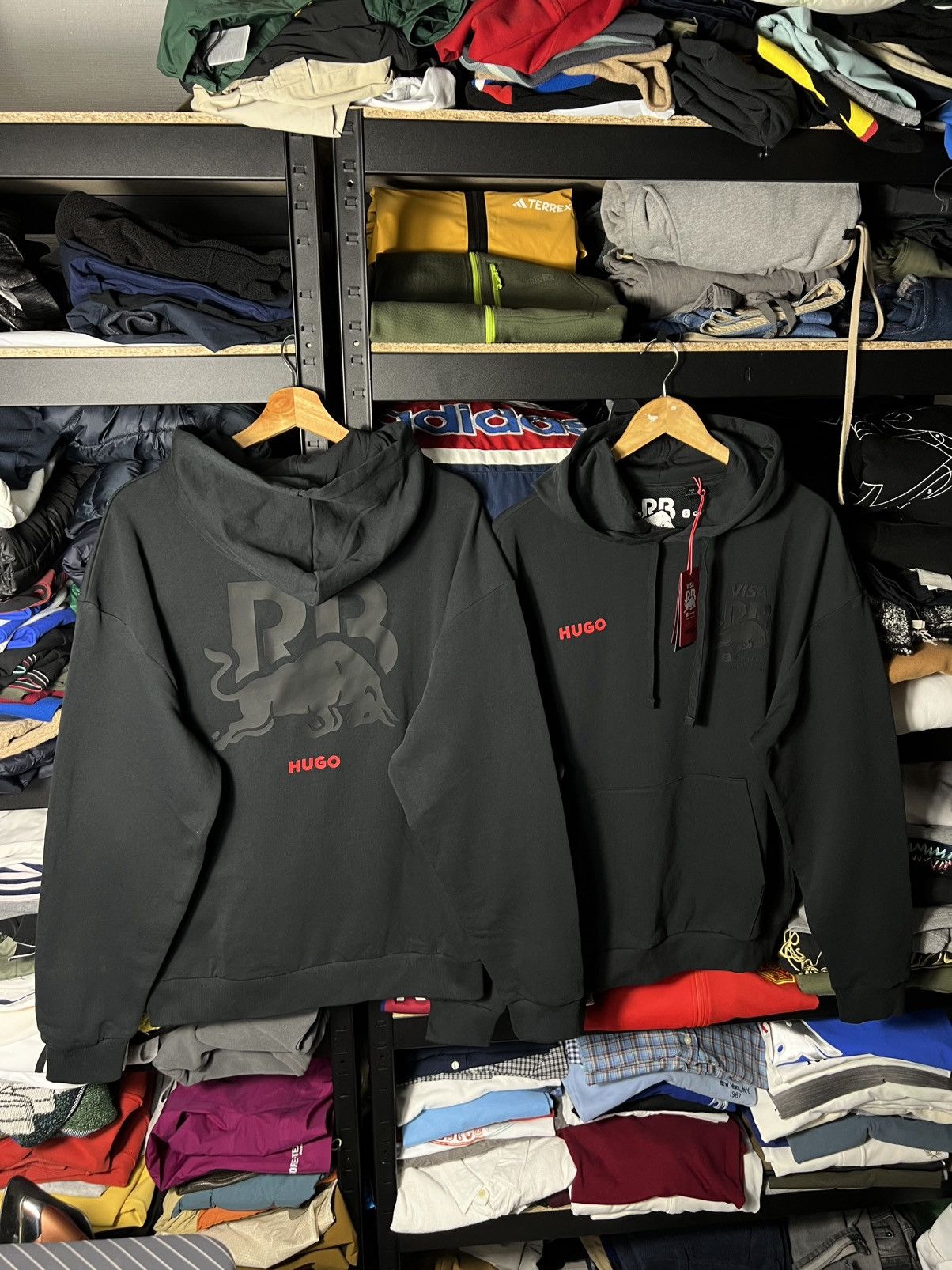 Hugo HUGO Red Bull Racing Oversized Hoodie Black F1 Visa Cash App Size US S / EU 44-46 / 1 - 2 Thumbnail