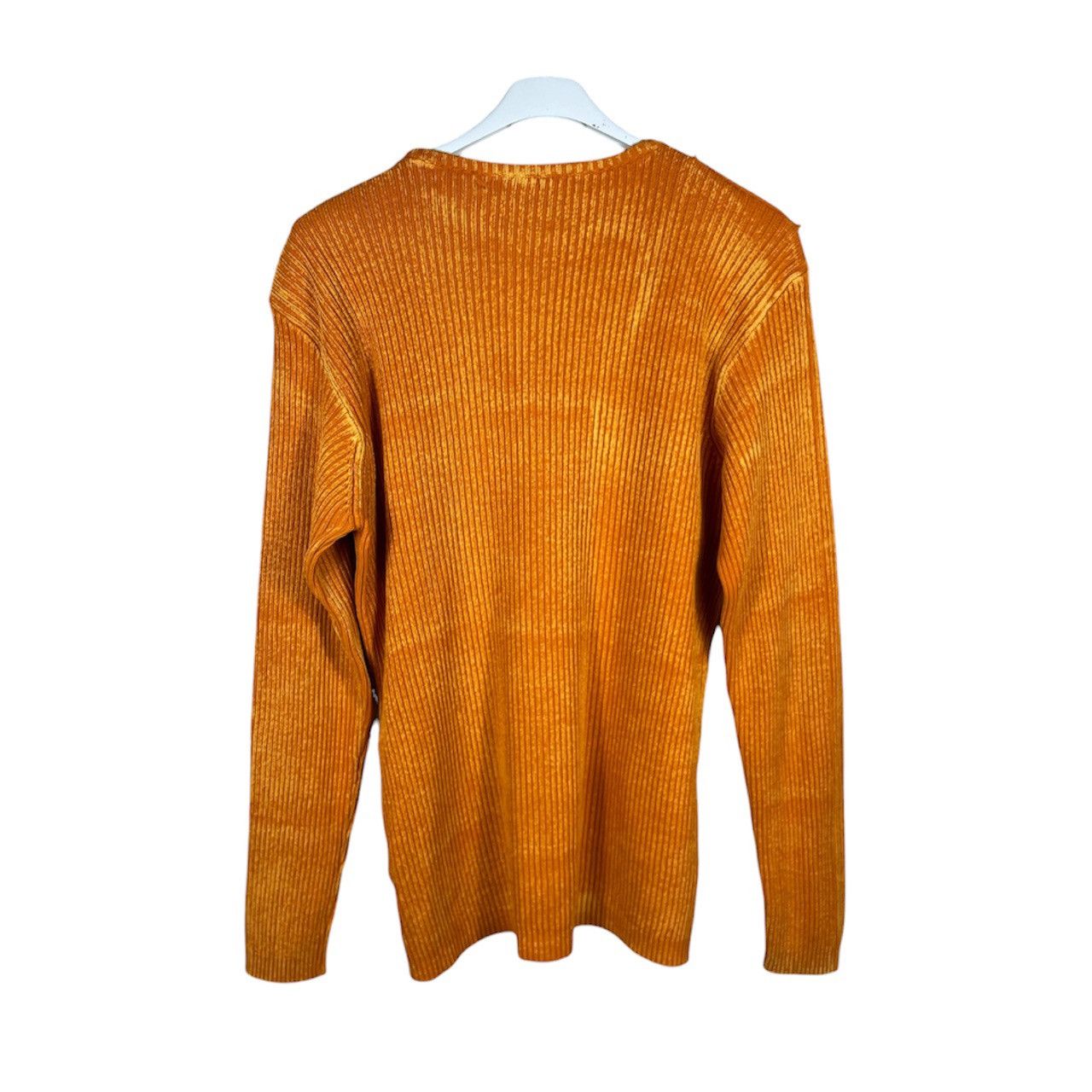 Diesel Vintage 90s Diesel slim knit spray y2k logo sweater ribbed Size US L / EU 52-54 / 3 - 2 Thumbnail