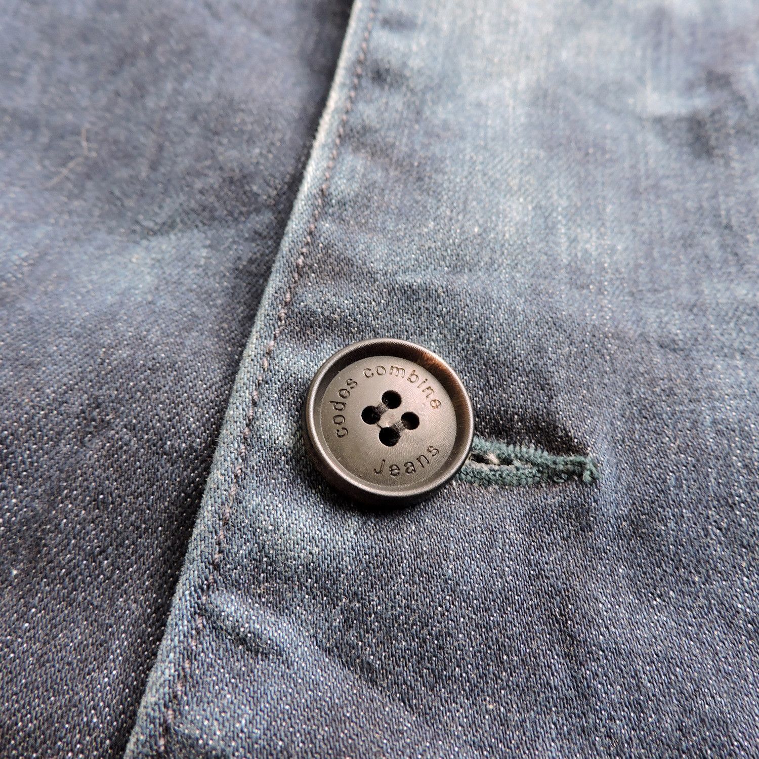 Codes Combine CODES COMBINE JEANS INDIGO WASHED DENIM JACKET Size US M / EU 48-50 / 2 - 9 Thumbnail