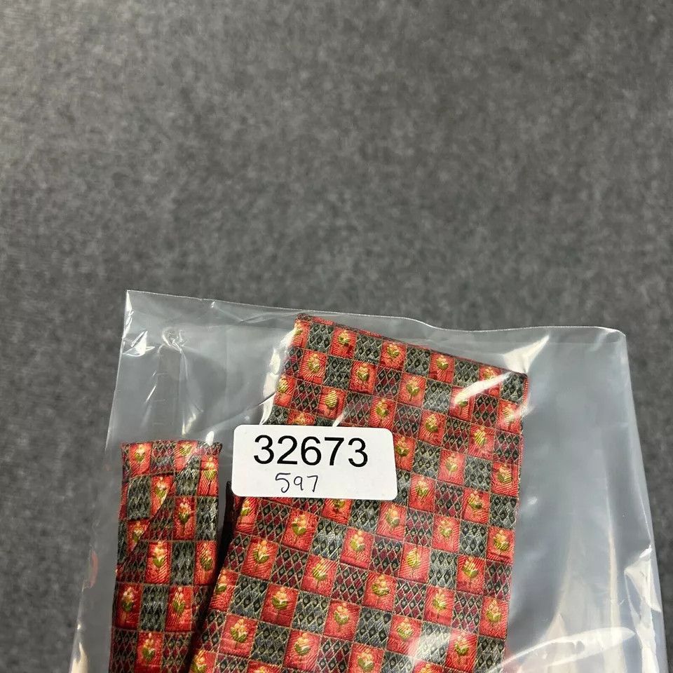 Ermenegildo Zegna Ermenegildo Zegna NeckTie Mens 4" x 59" Geometric Floral ` Size ONE SIZE - 8 Thumbnail