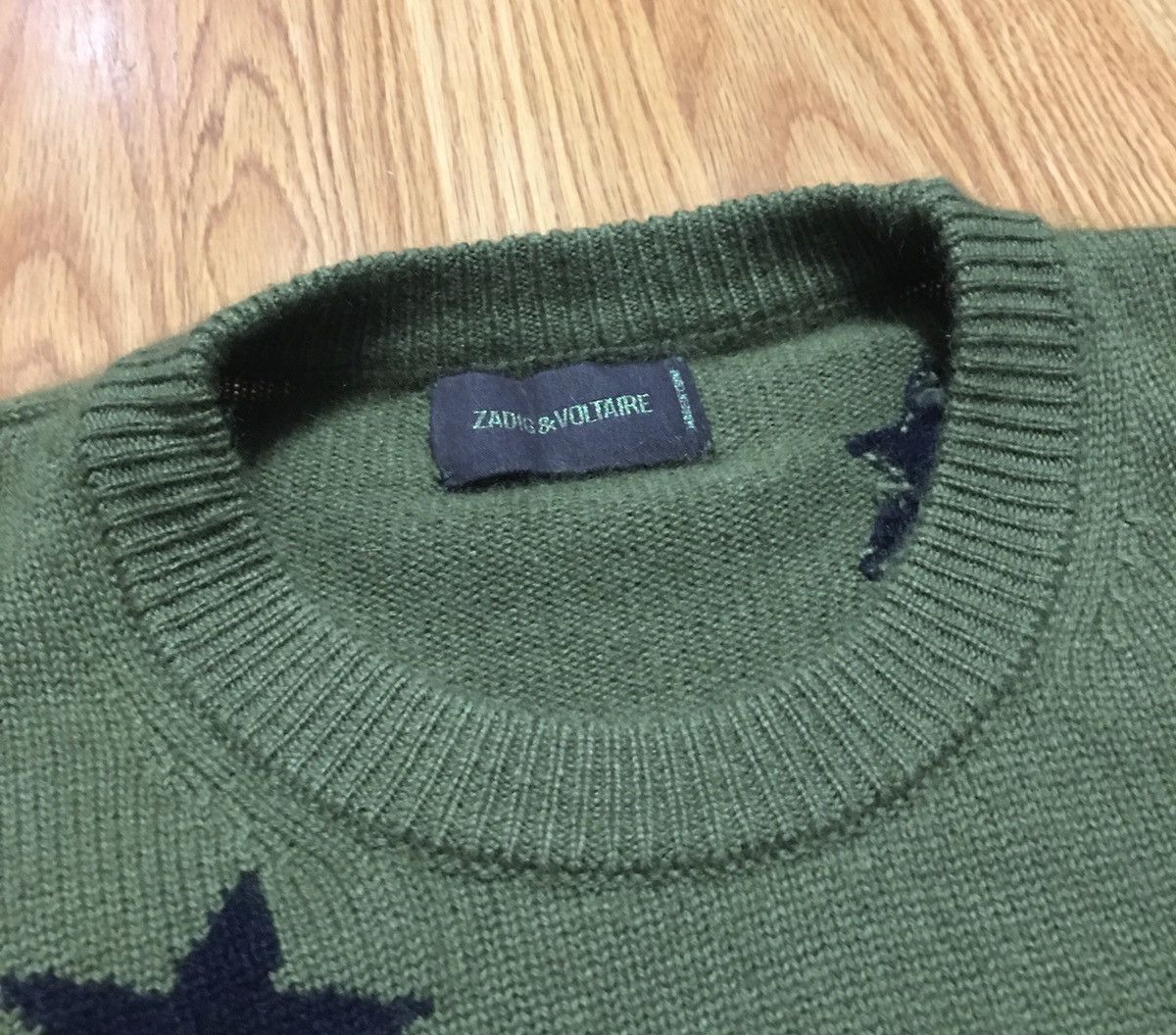 Zadig & Voltaire Zadig & Voltaire Markus Stars Cashmere Sweater Size L Size L / US 10 / IT 46 - 9 Thumbnail