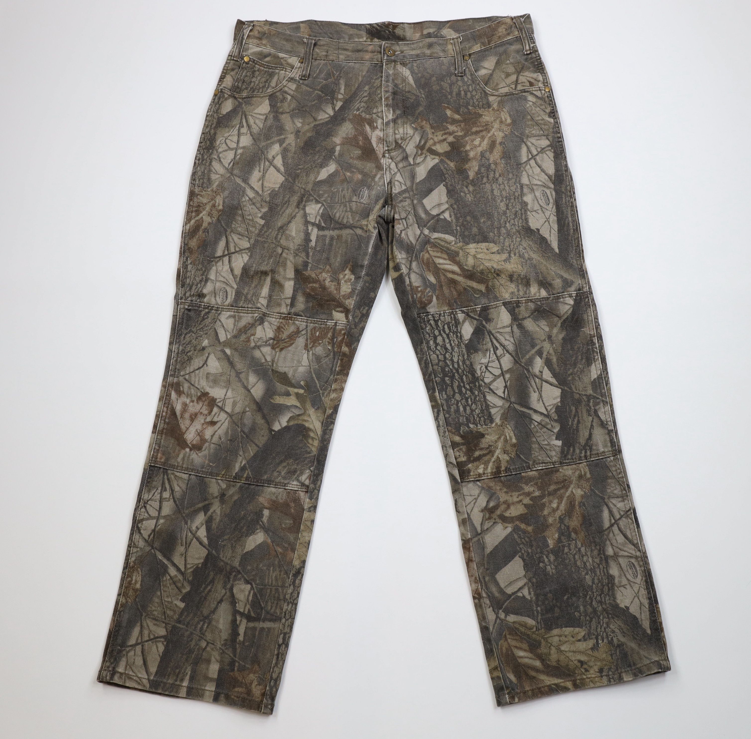 Vintage Vintage 90s Y2K Streetwear Camouflage Double Wide Leg Jeans Size US 38 / EU 54 - 1 Thumbnail