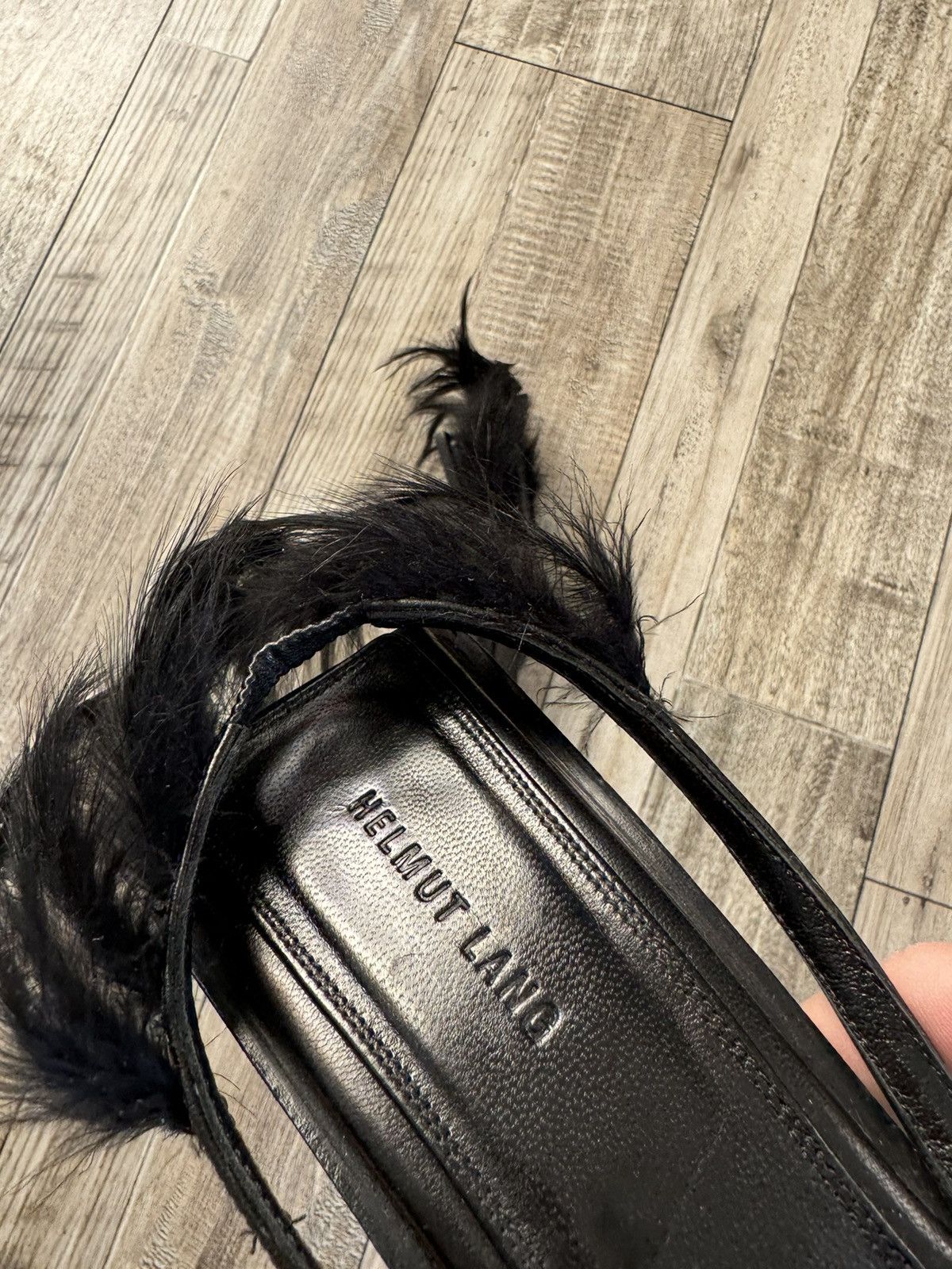 Helmut Lang Helmut Lang feather sandals Size US 10.5 / IT 40.5 - 12 Thumbnail