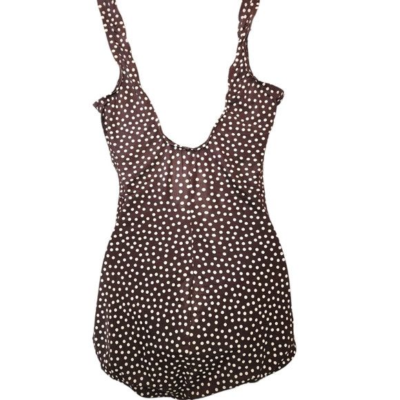 Vintage Vintage Polka Dot Swimsuit Size Large Size L / US 10 / IT 46 - 2 Thumbnail