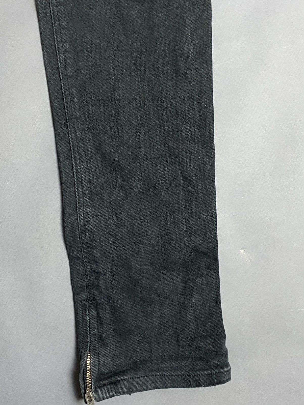 Ksubi Ksubi Skinny Jeans Faded Black Zip Low Rise Australia US 4 Size 27" / US 4 / IT 40 - 7 Thumbnail