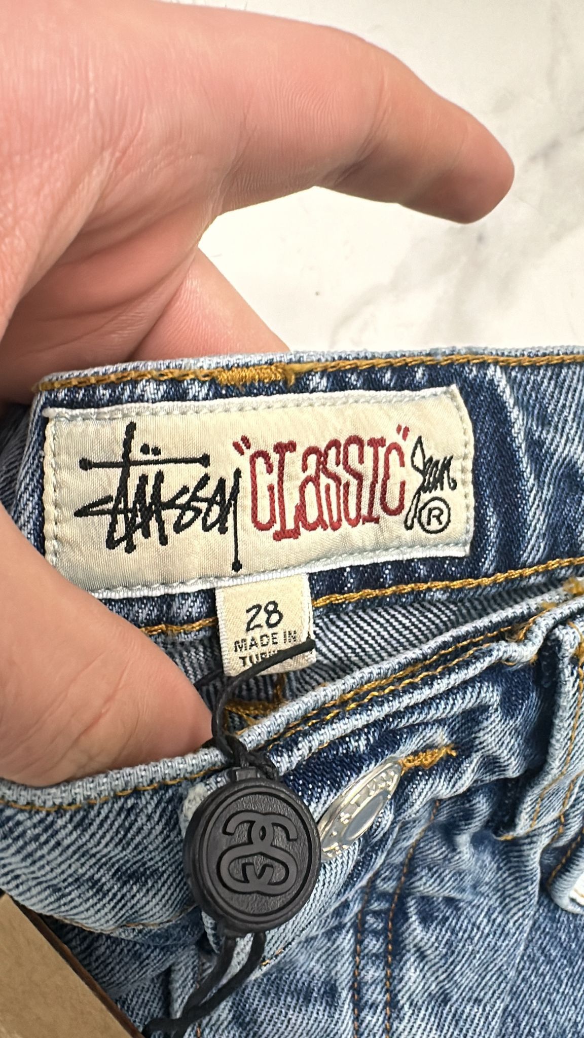 Stussy Stussy Classic Jean Denim Washed Blue Size 28 Size US 28 / EU 44 - 9 Thumbnail