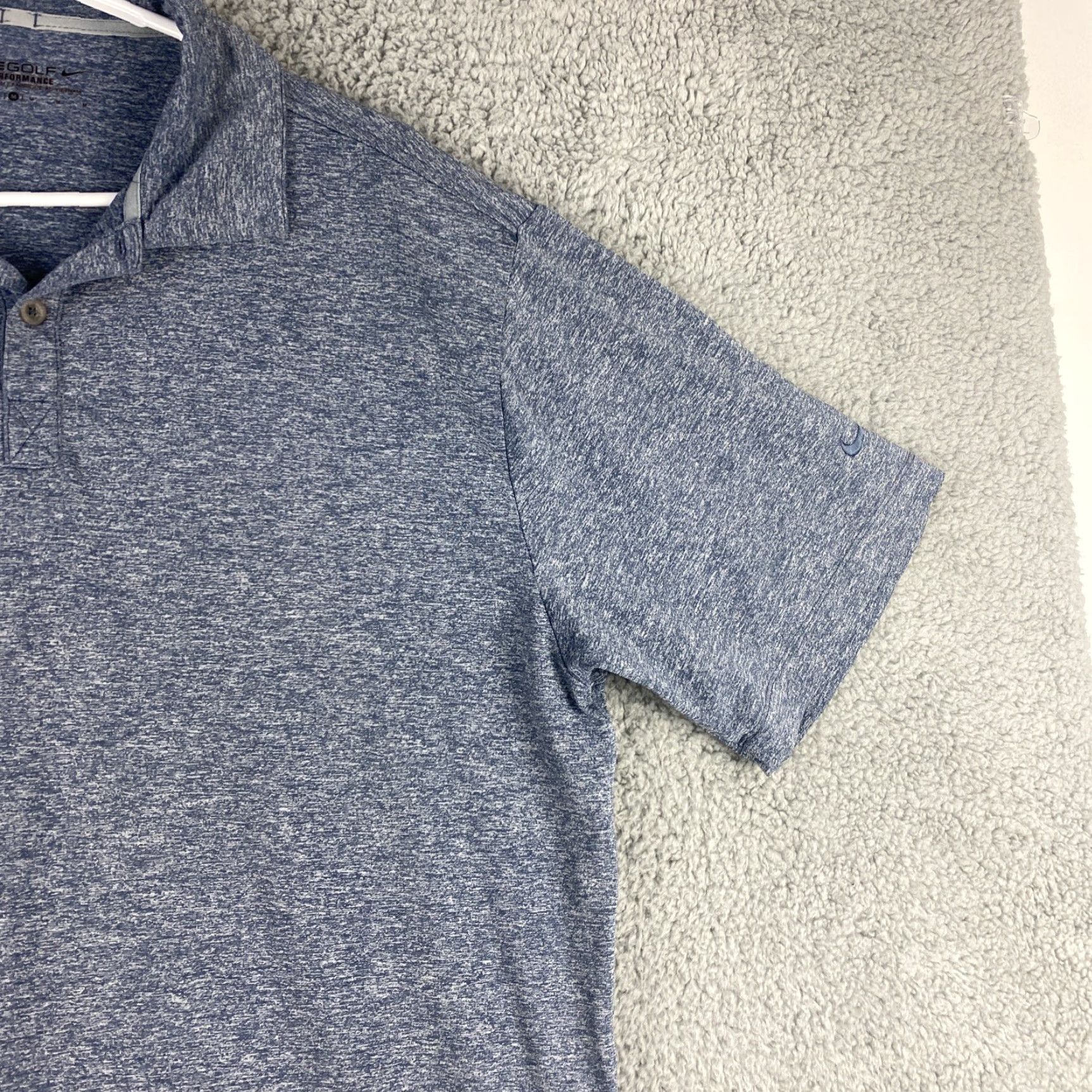 Nike Nike Dri Fit Men's Player Golf Polo Shirt Gray Size M Relaxed/ 38-12 Size US M / EU 48-50 / 2 - 2 Thumbnail