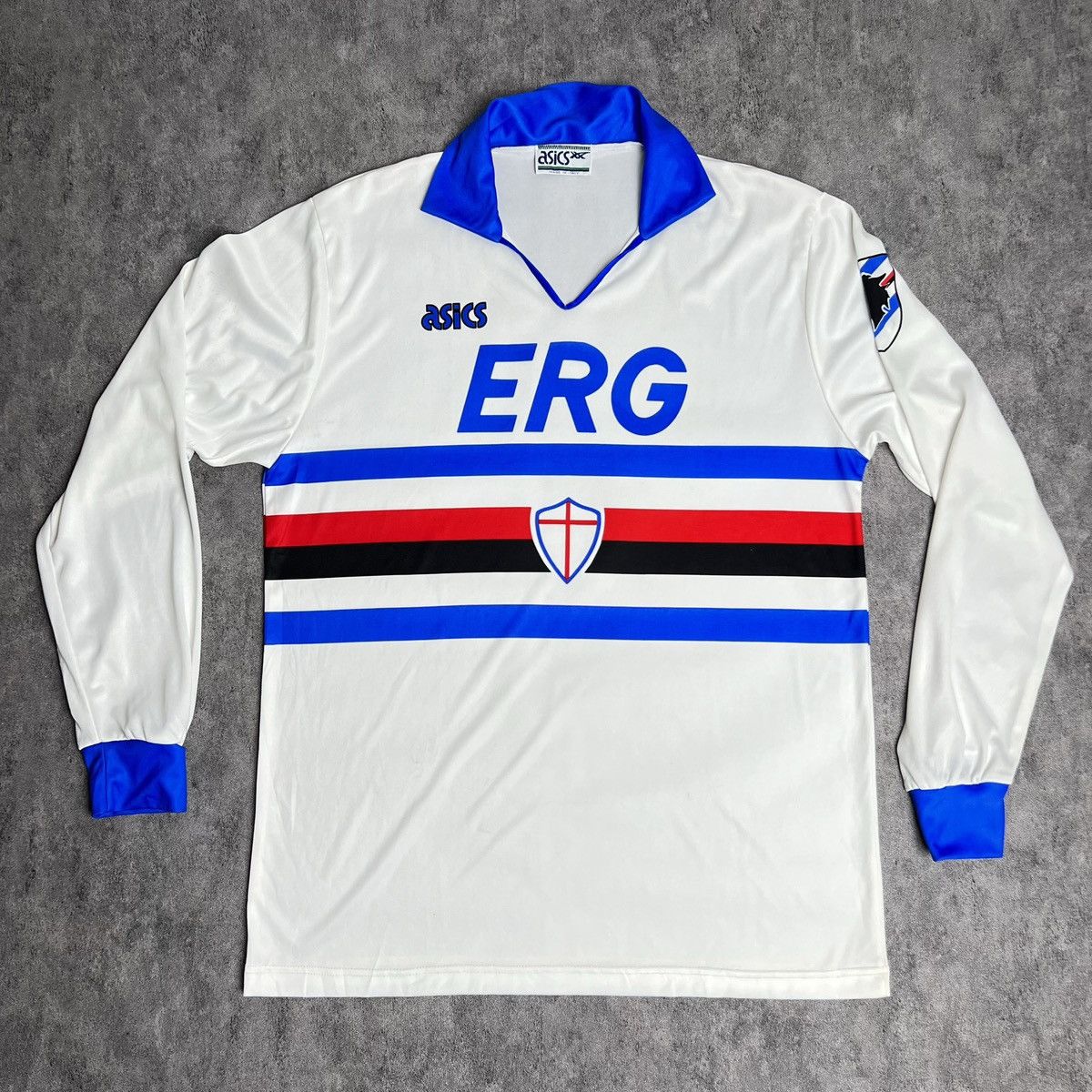 Asics Jersey sampdoria vintage italia maglia Size US XL / EU 56 / 4 - 1 Thumbnail