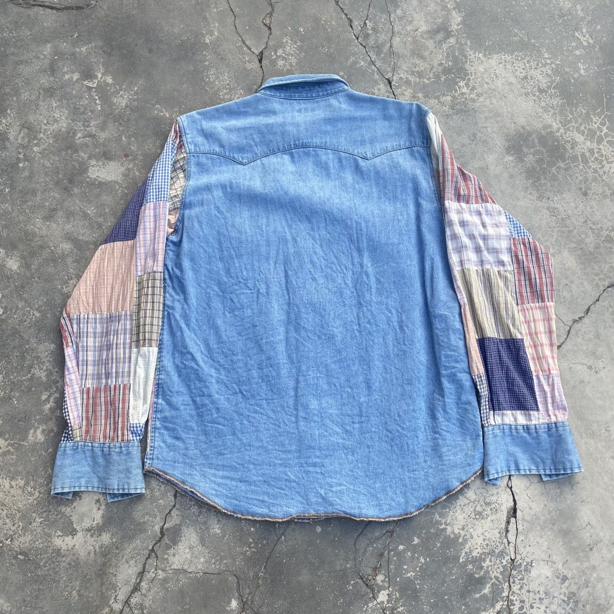 Japanese Brand × Western Rise CORISCO Patchwork Western Snap Button KAPITAL STYLE Size US M / EU 48-50 / 2 - 2 Thumbnail
