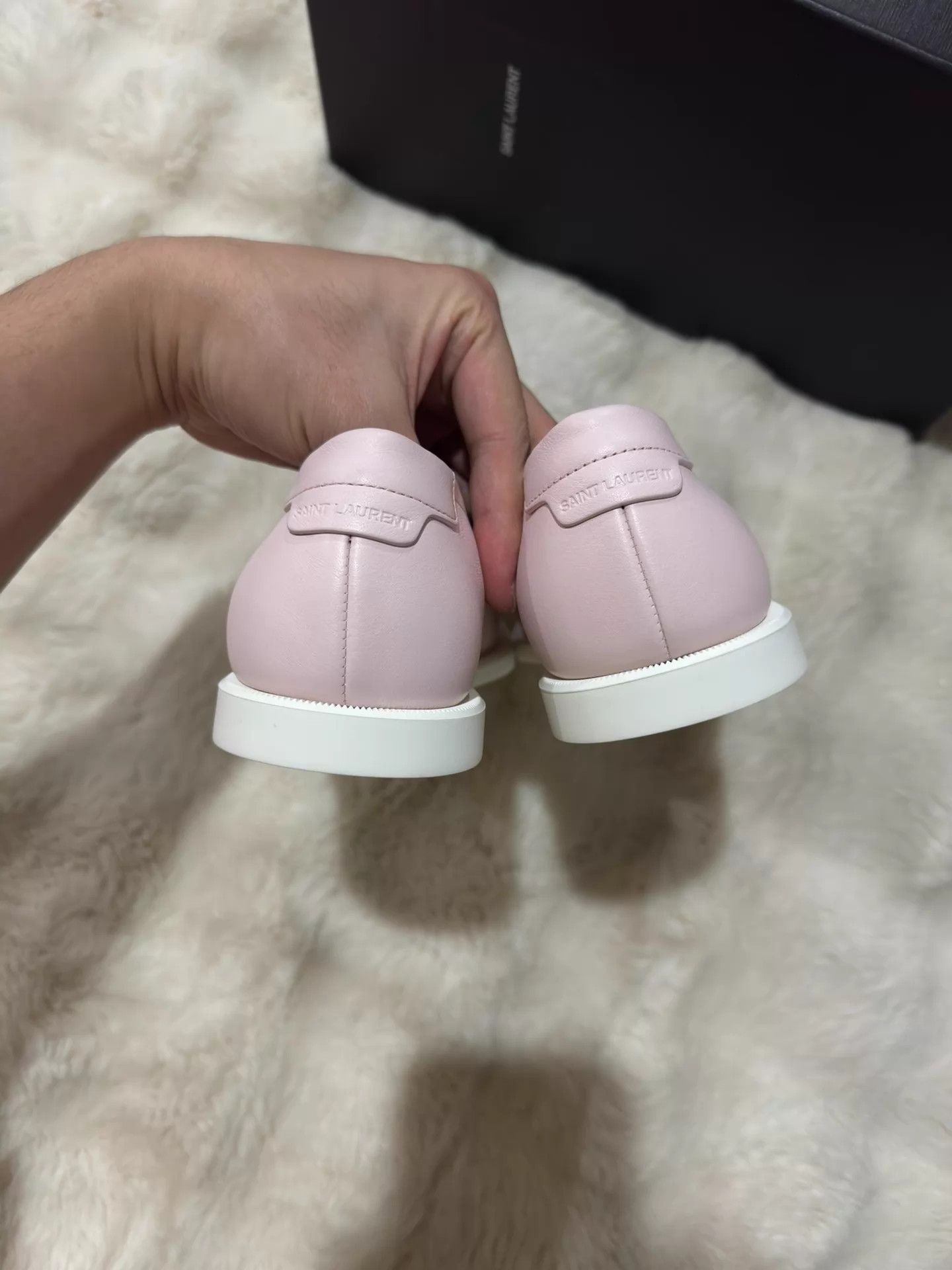 Saint Laurent Paris Saint Laurent Men's New Light Pink Loafers 42 Size US 9 / EU 42 - 6 Thumbnail
