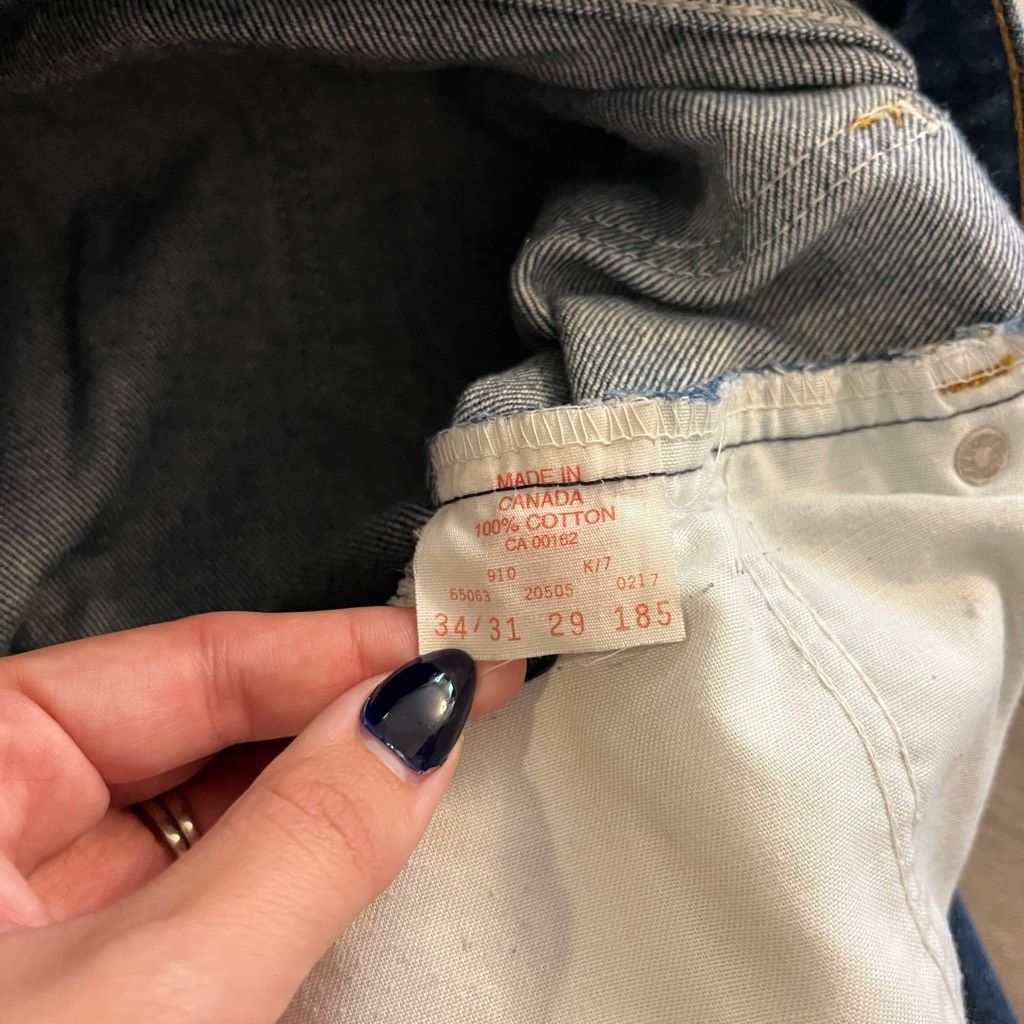 Levi's Vintage Levi 505 Orange Tab Light Wash Jeans Men 34x31 Size US 34 / EU 50 - 3 Thumbnail