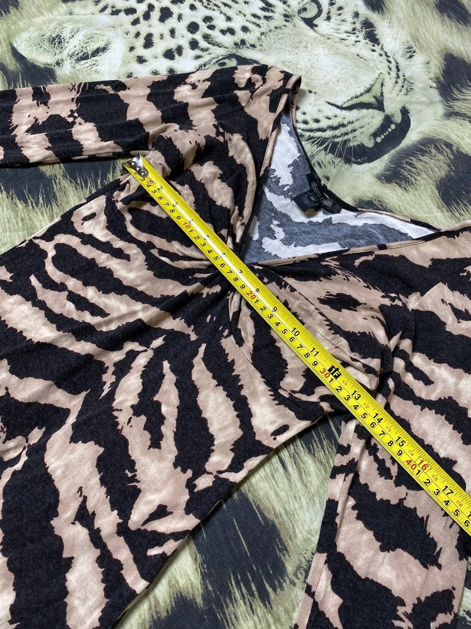 Roberto Cavalli × Vintage Roberto Cavalli Red Zebra Print Dress Size M / US 6-8 / IT 42-44 - 12 Thumbnail