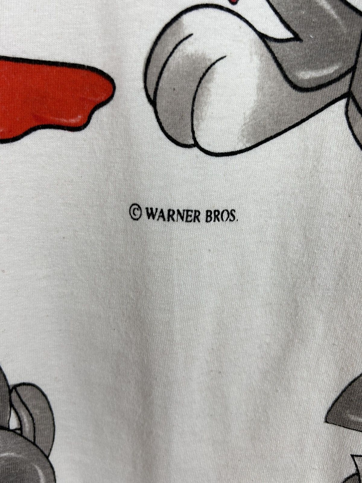 Vintage 90s Vintage Warner Bros Daffy Duck Bugs Bunny AOP T-Shirt Size US L / EU 52-54 / 3 - 3 Thumbnail