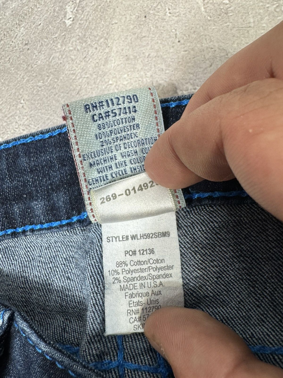 True Religion True Religion Skini Y2k Woman's Jeans Size 31" - 11 Thumbnail