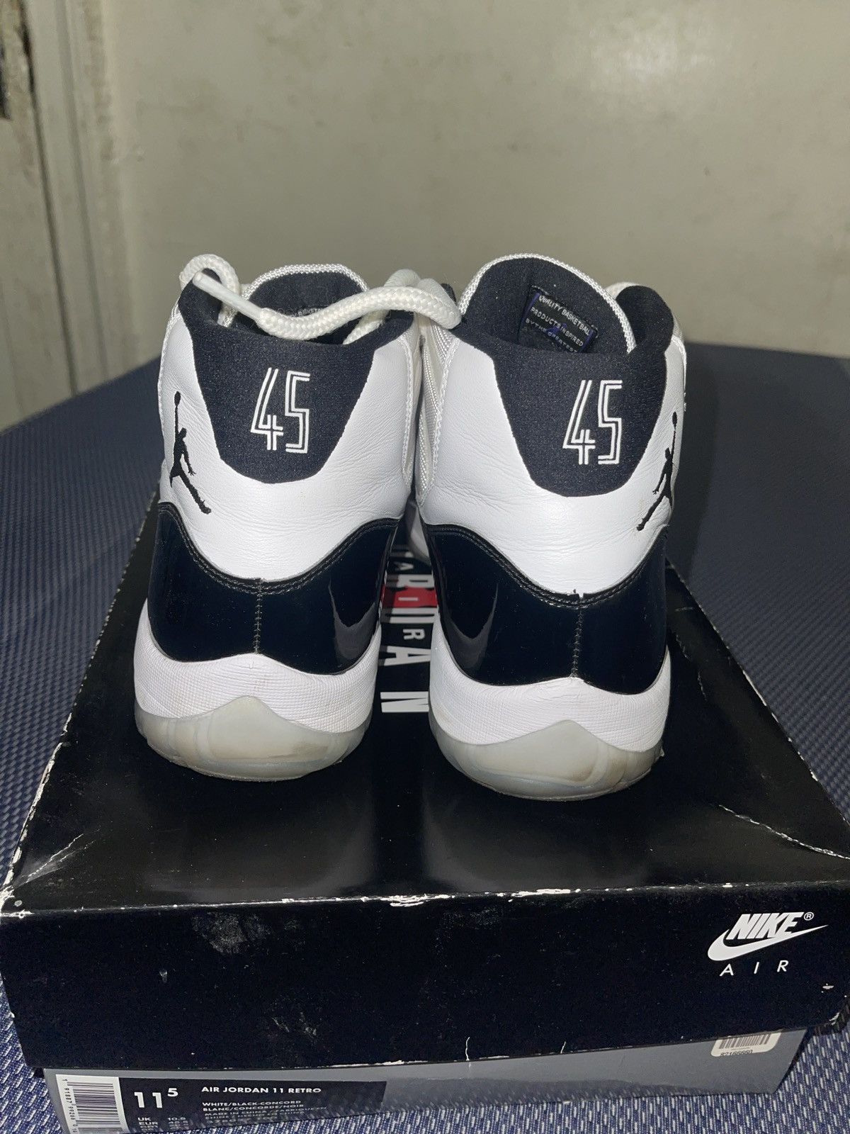 Jordan Brand Concord Jordan 11 2018 Size US 11.5 / EU 44-45 - 4 Thumbnail
