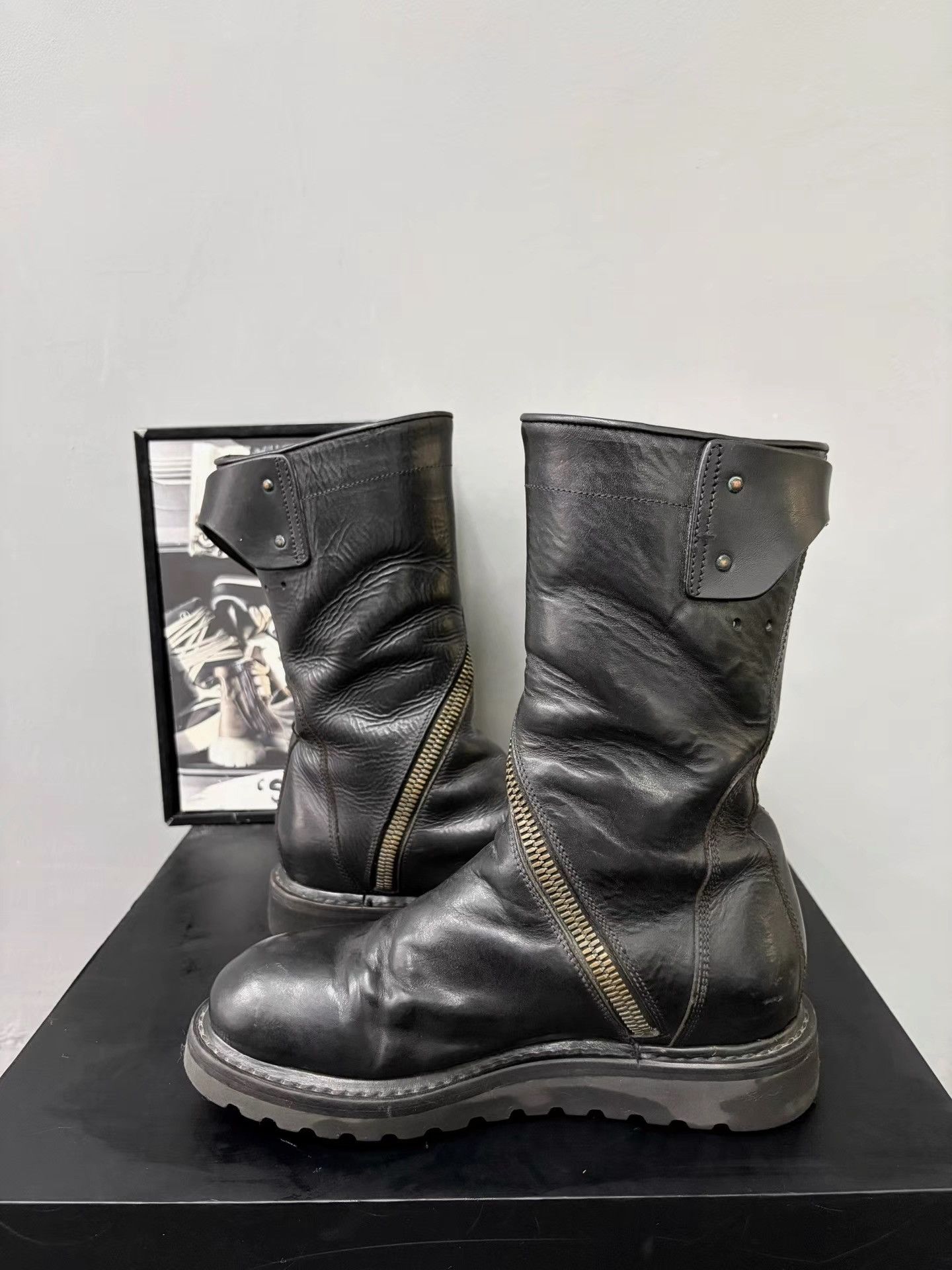 Rick Owens Rick Owens Spiral Zip Military Boots K34 Size US 6 / IT 36 - 5 Thumbnail
