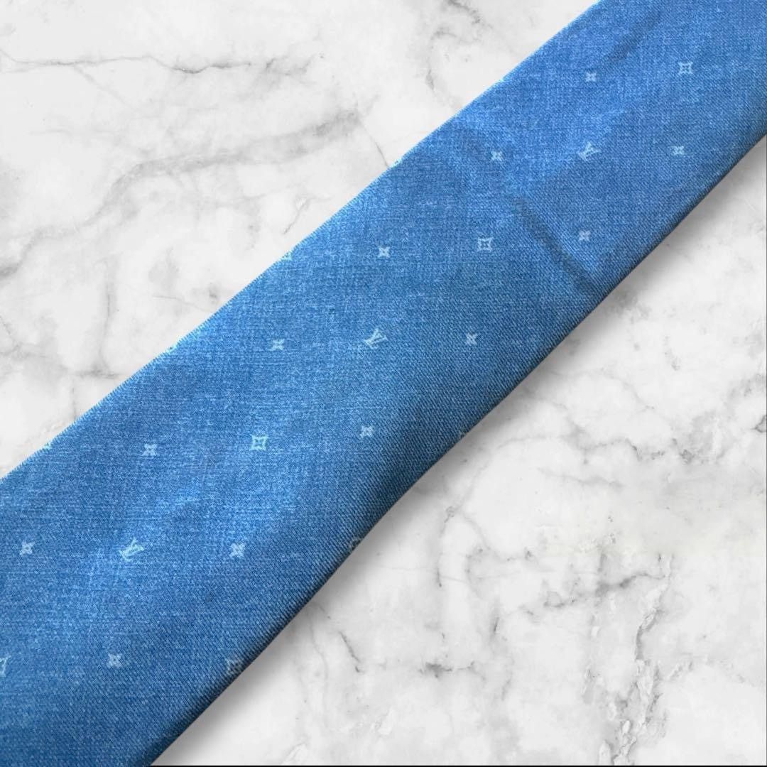 Louis Vuitton Louis Vuitton monogram LV silk neck tie Size ONE SIZE - 2 Thumbnail